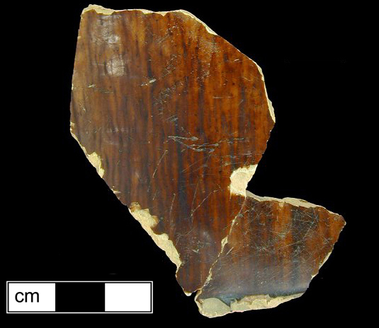 Image of manganese mottled eathenware fragment.