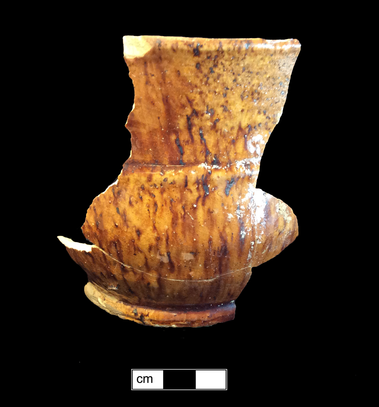 Image of manganese mottled eathenware fragment.