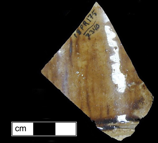 Image of manganese mottled eathenware fragment.