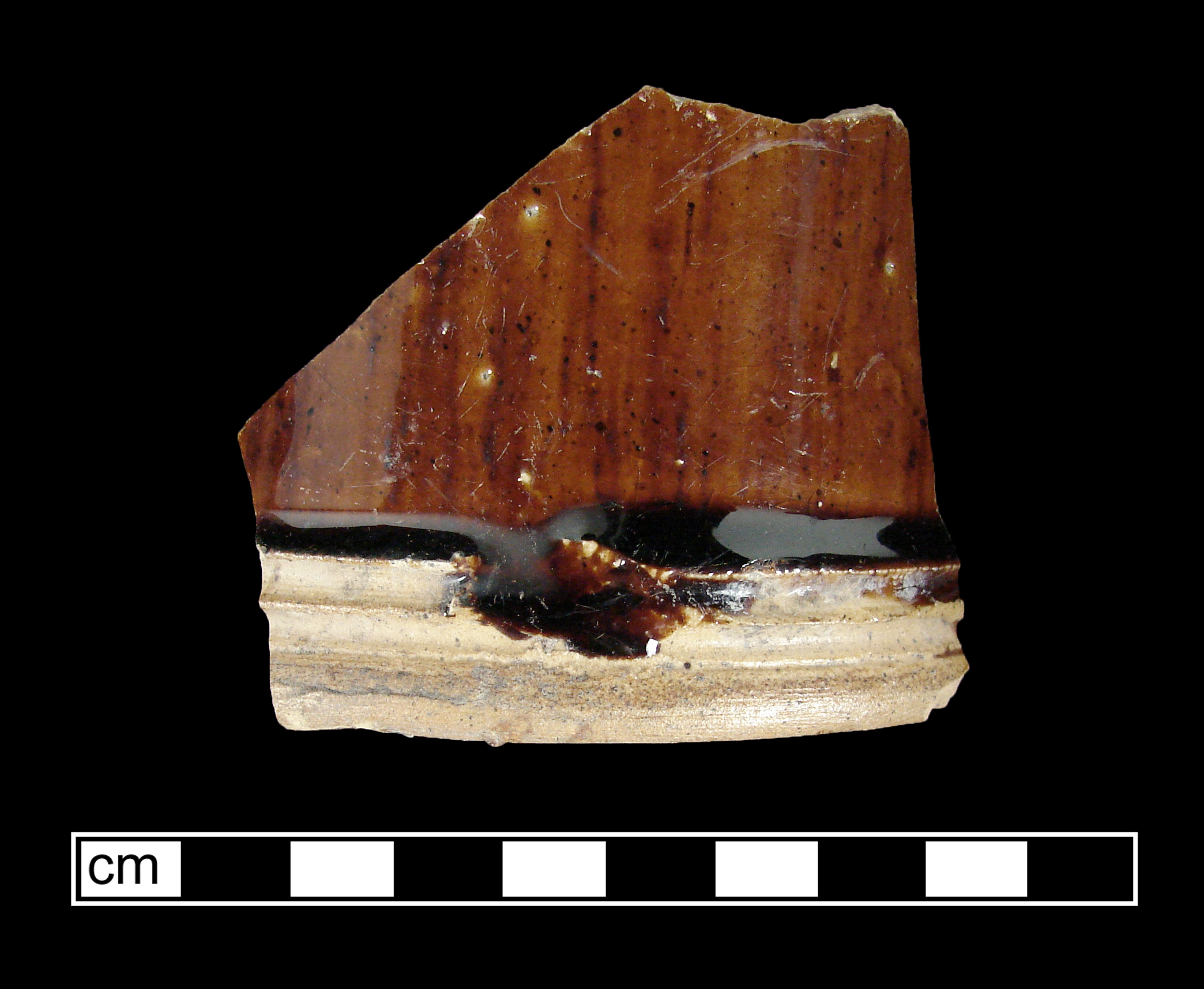 Image of manganese mottled eathenware fragment.