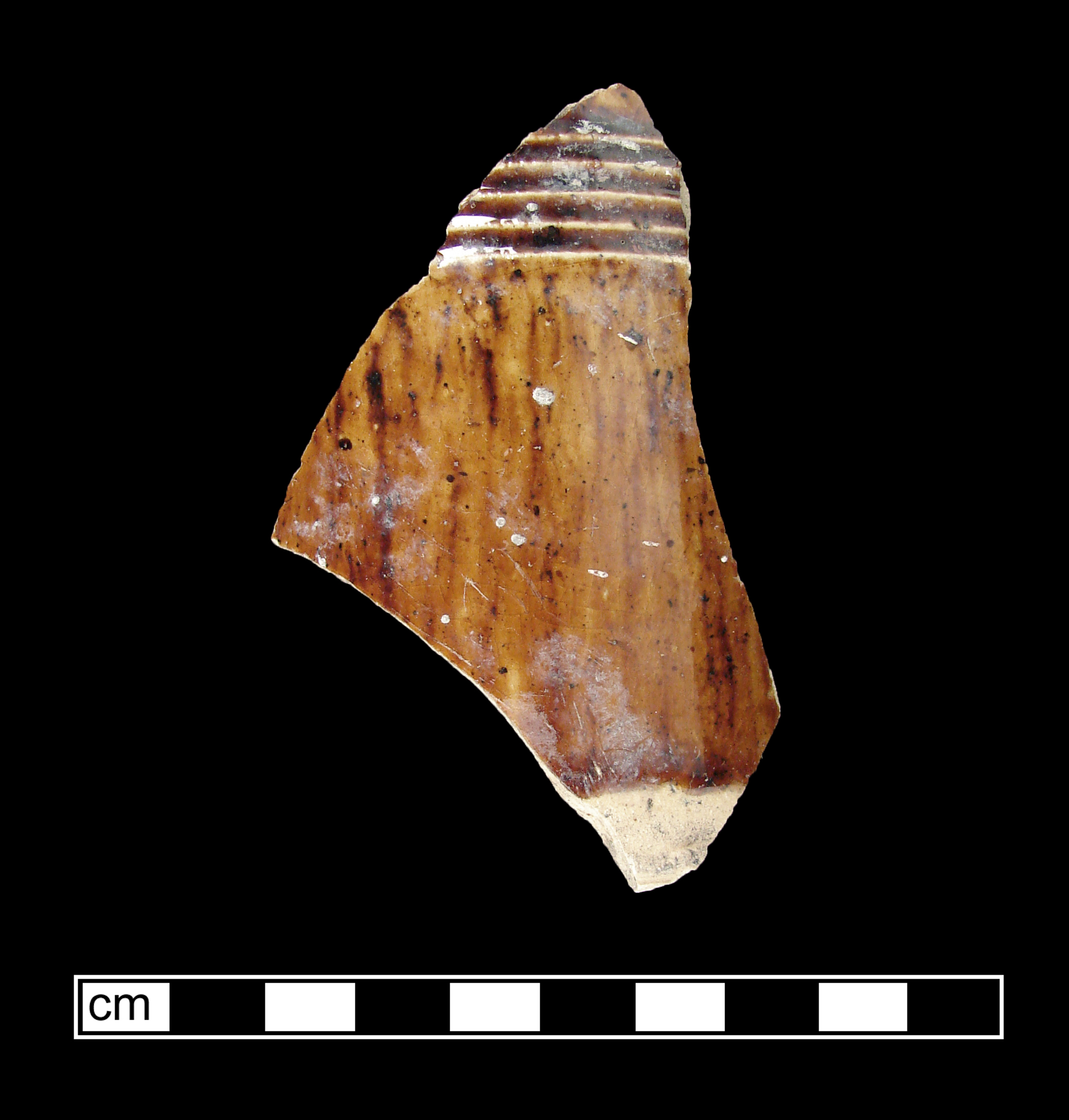 Image of manganese mottled eathenware fragment.