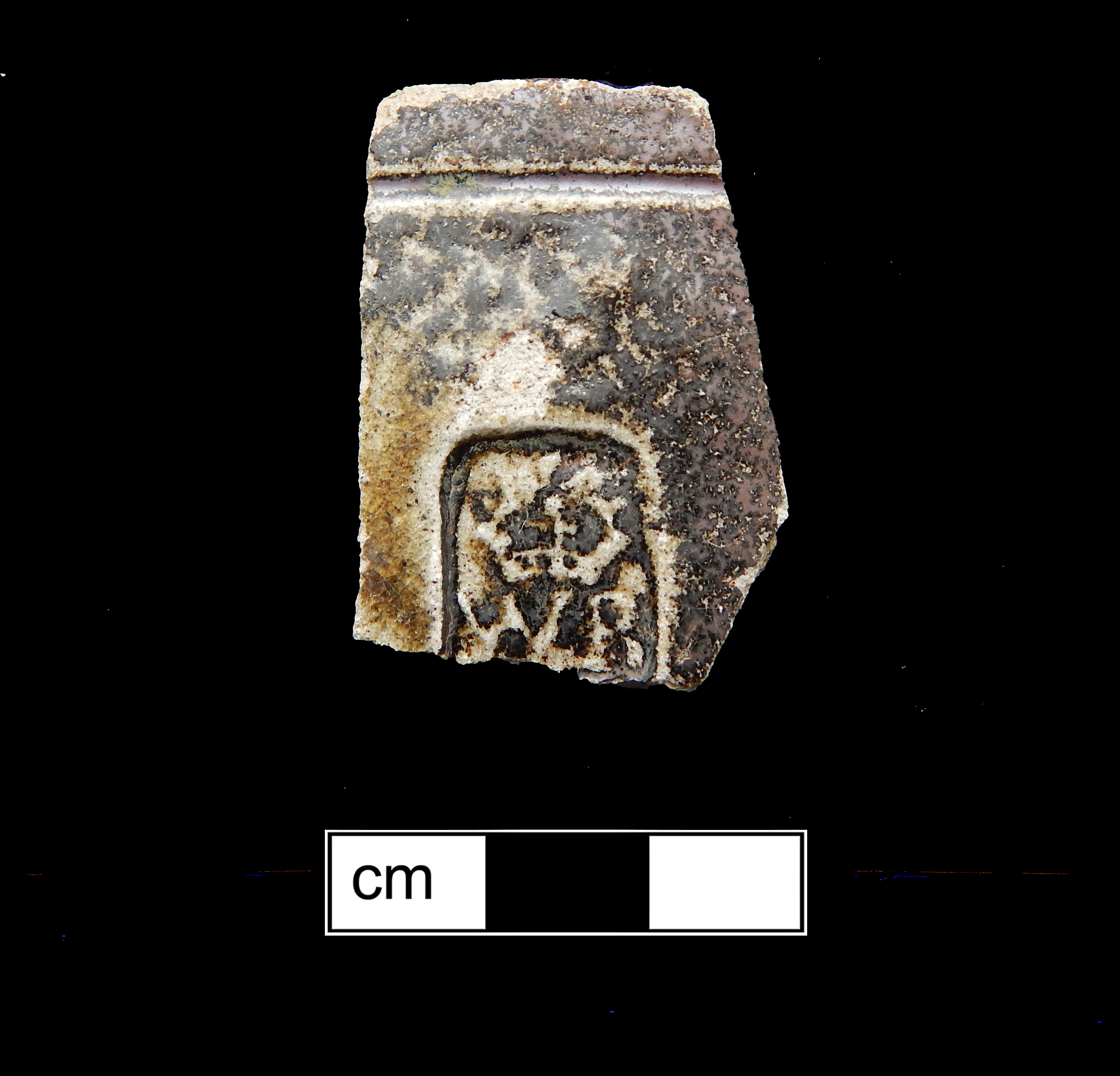 Image of North American stoneware fragment.