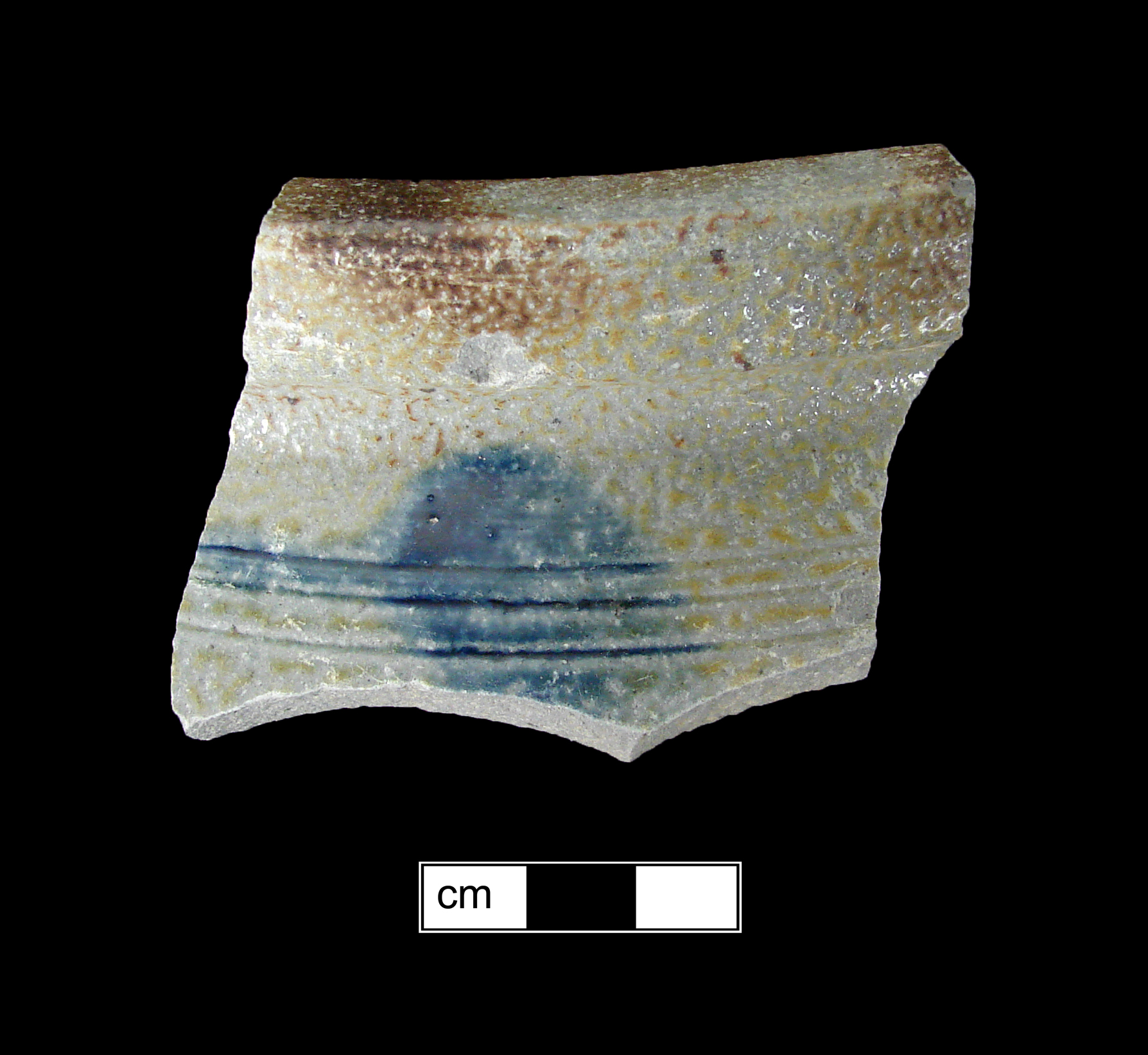 Image of North American stoneware fragment.