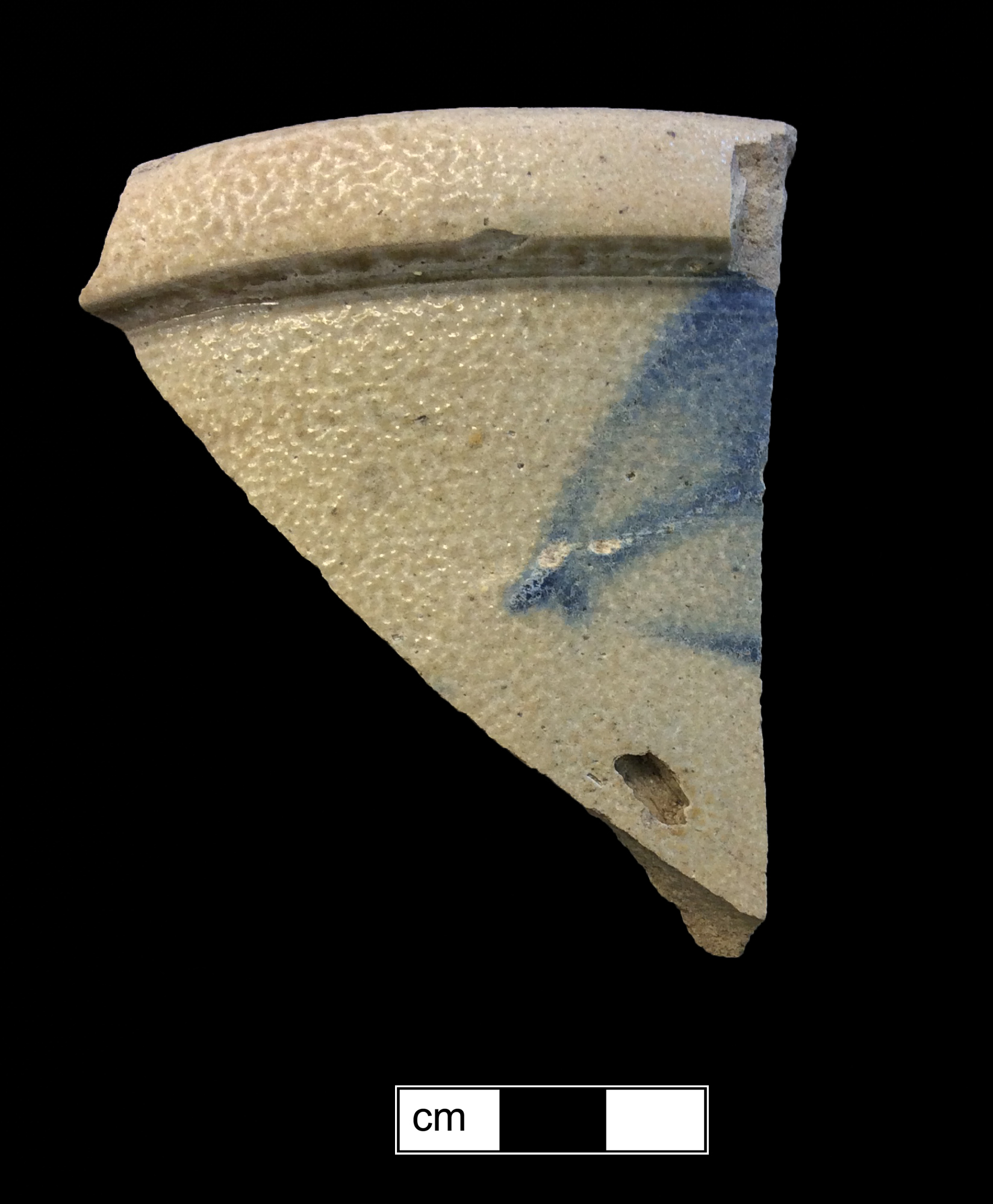Image of North American stoneware fragment.