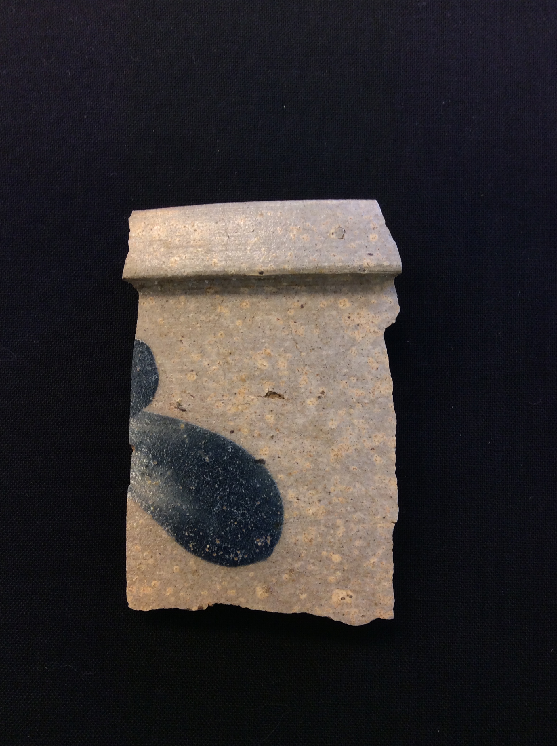 Image of North American stoneware fragment.