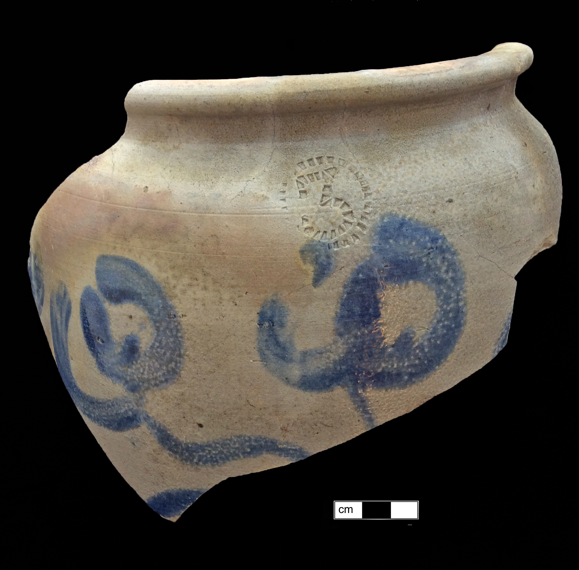 Image of North American stoneware fragment.