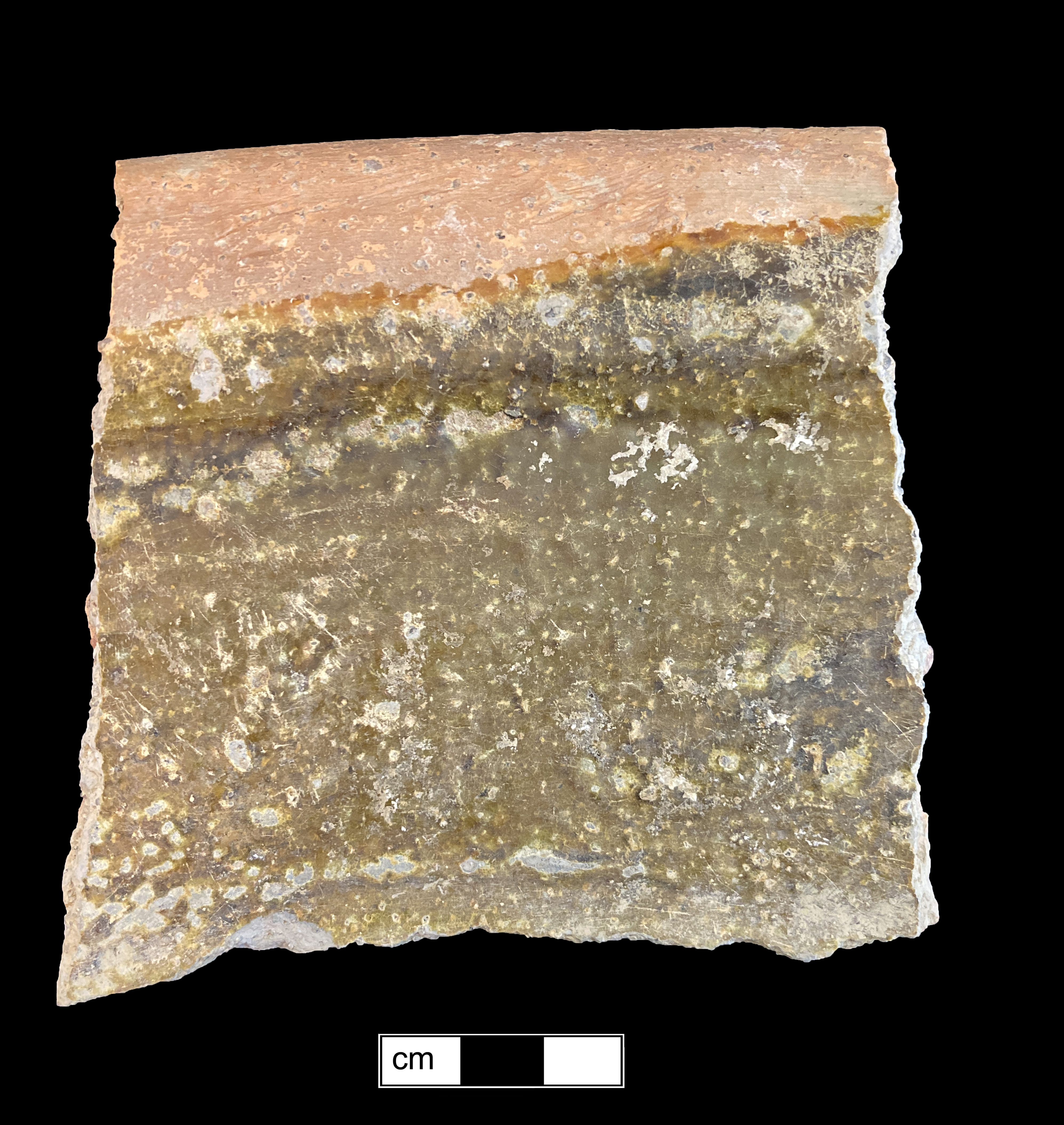 Image of North Devon gravel tempered earthenware fragment.