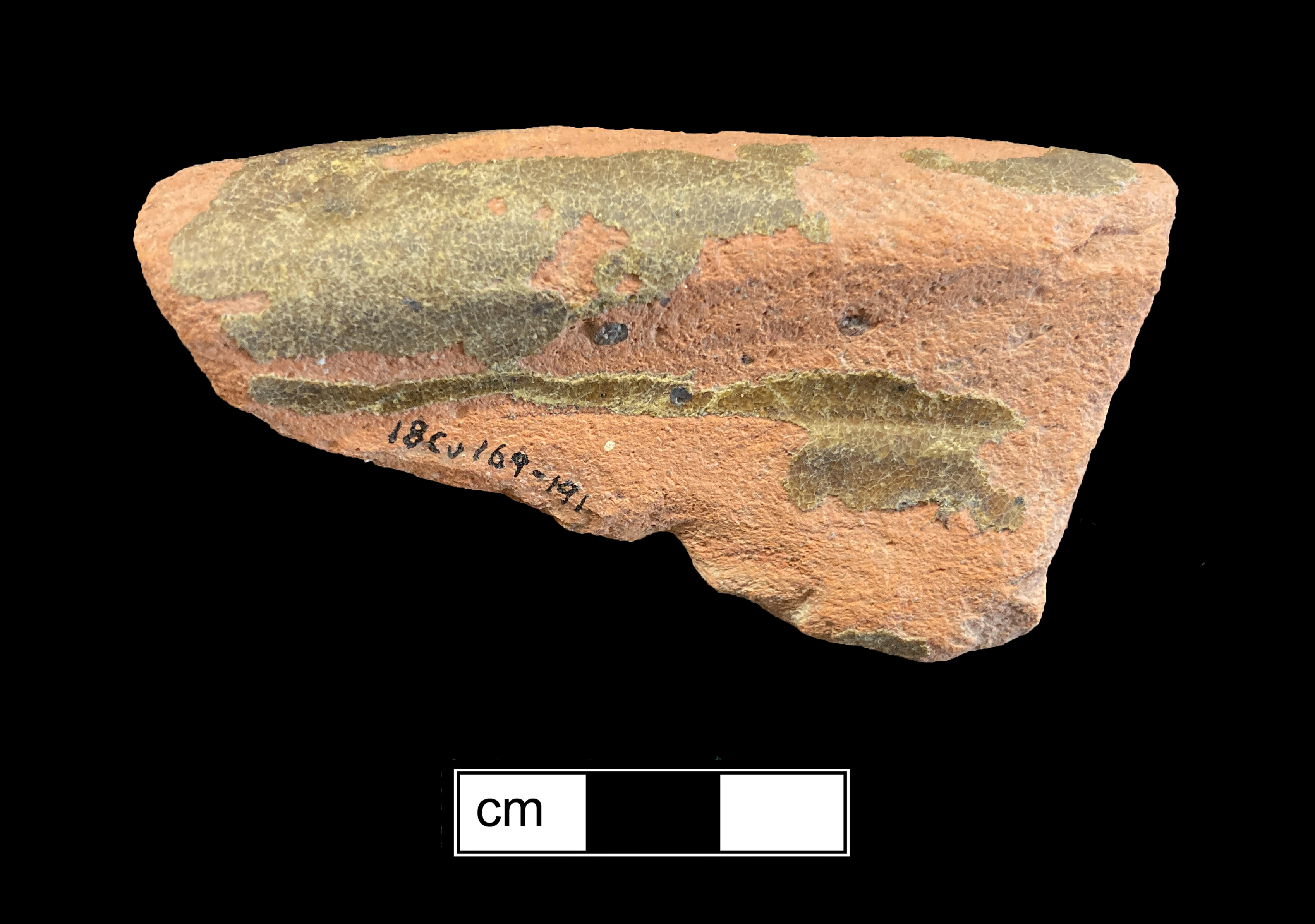 Image of North Devon gravel free earthenware fragment.