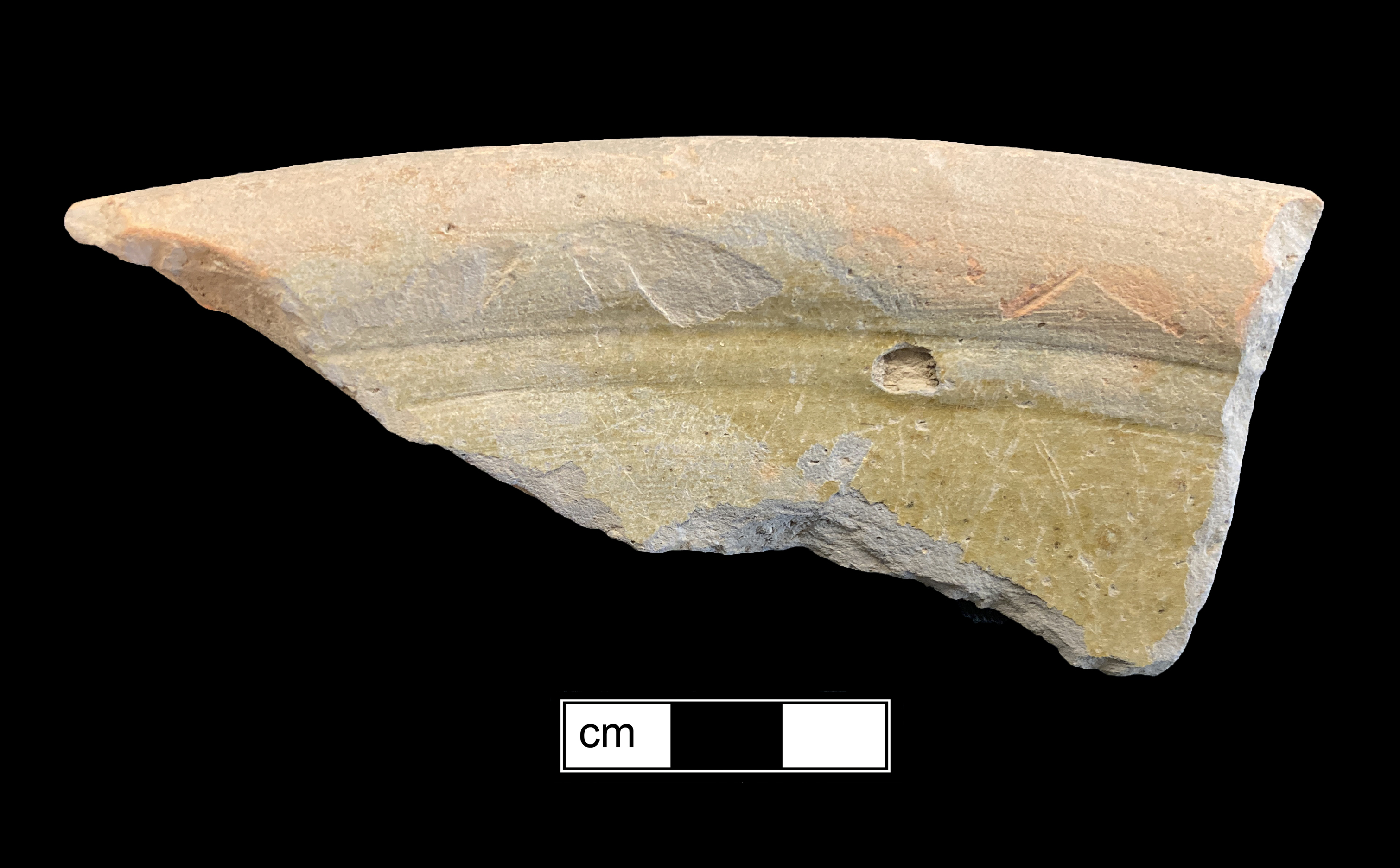 Image of North Devon gravel free earthenware fragment.
