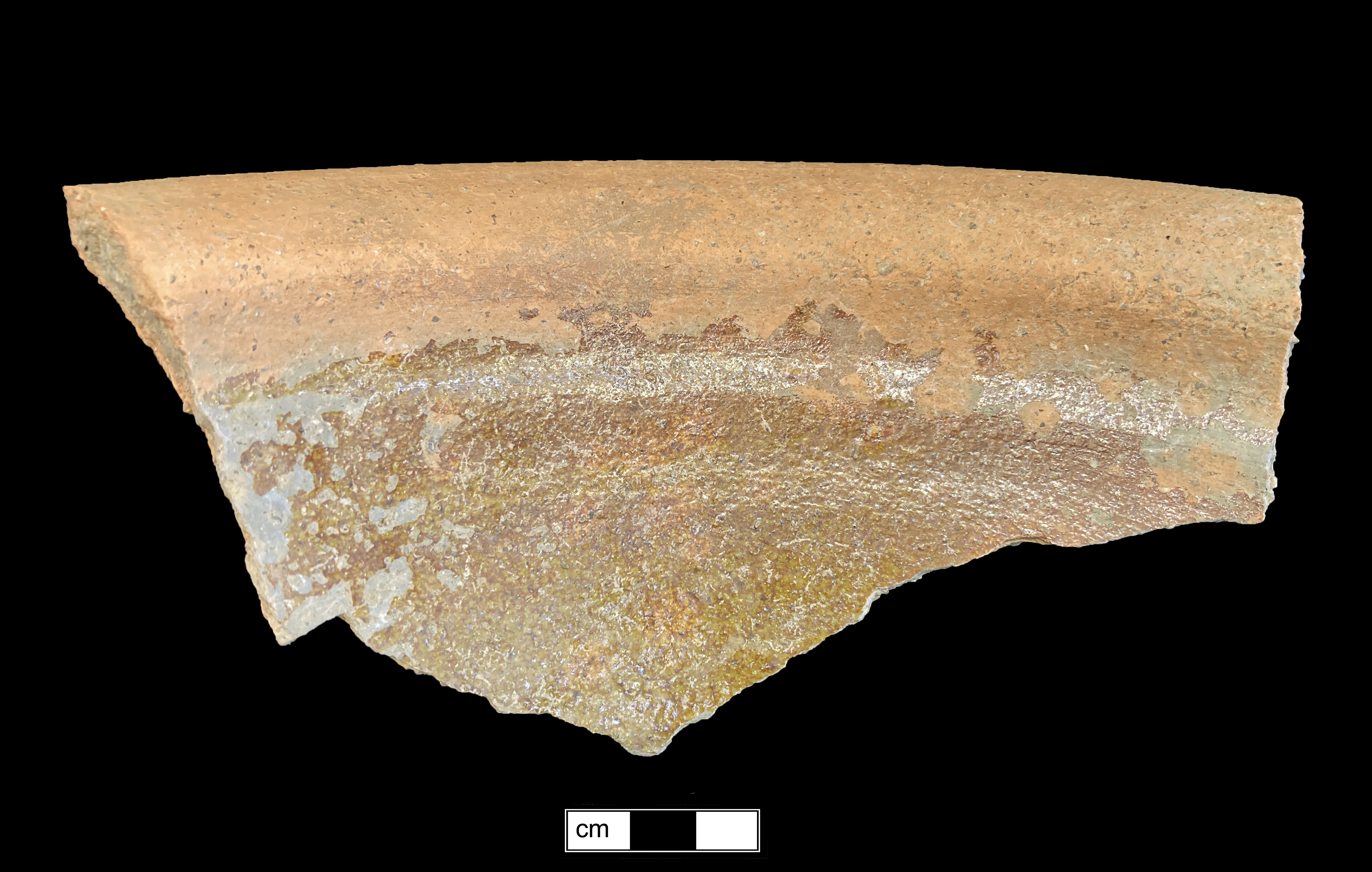 Image of North Devon gravel tempered earthenware fragment.