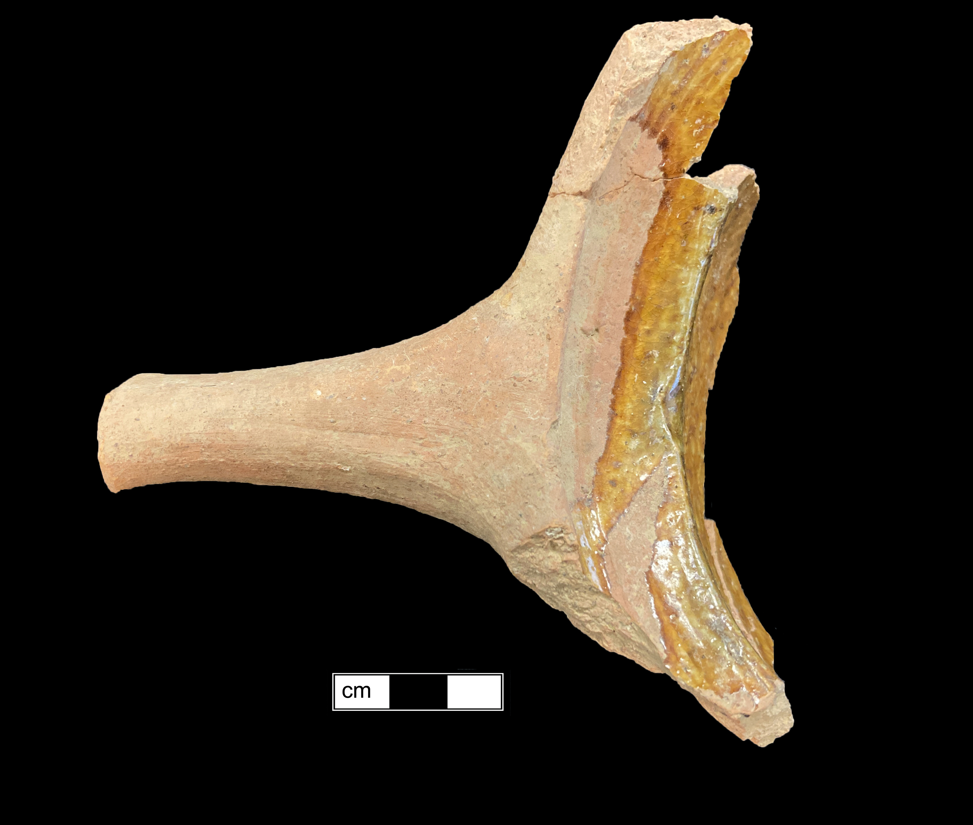 Image of North Devon gravel tempered earthenware fragment.