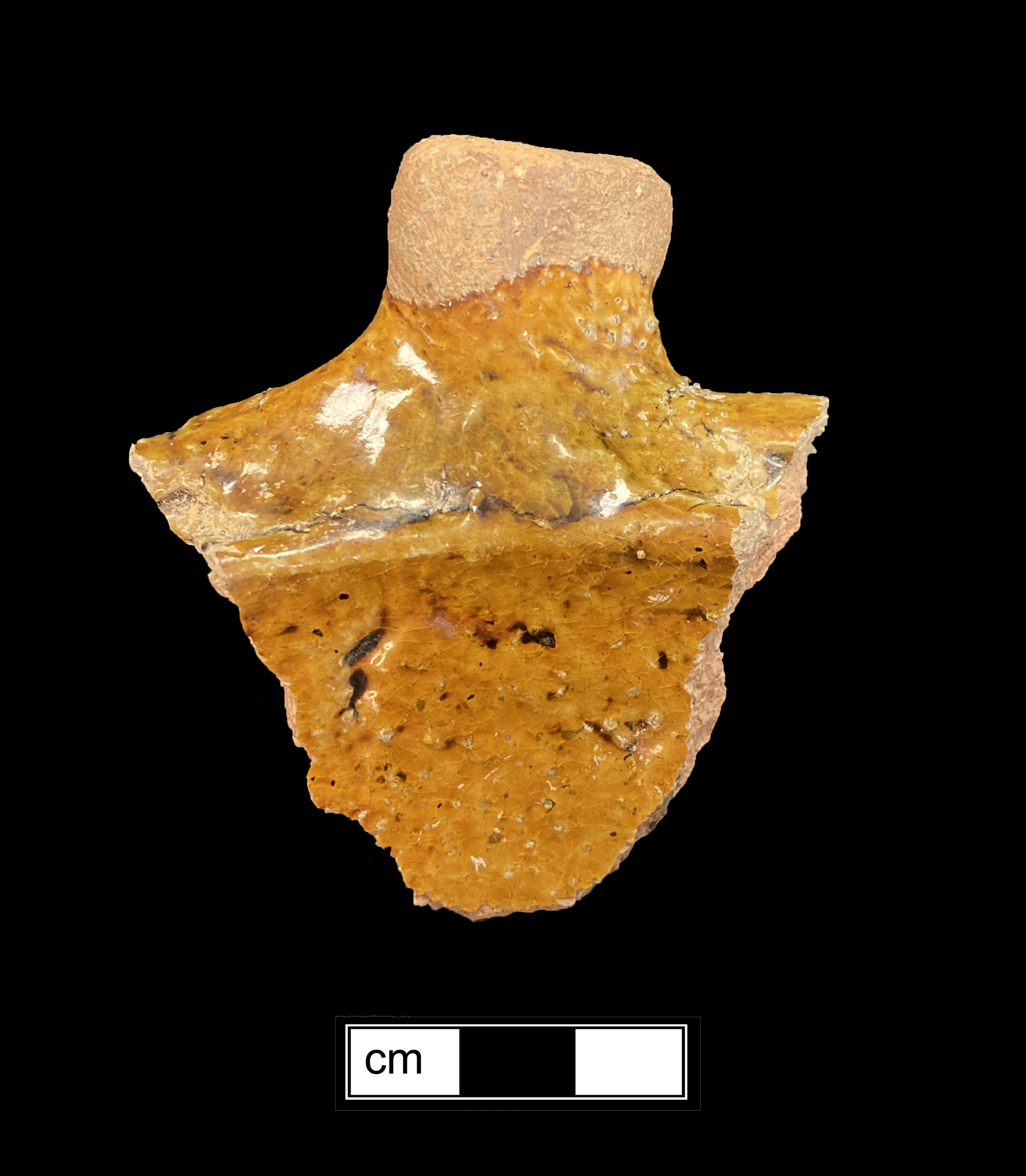 Image of North Devon gravel tempered earthenware fragment.