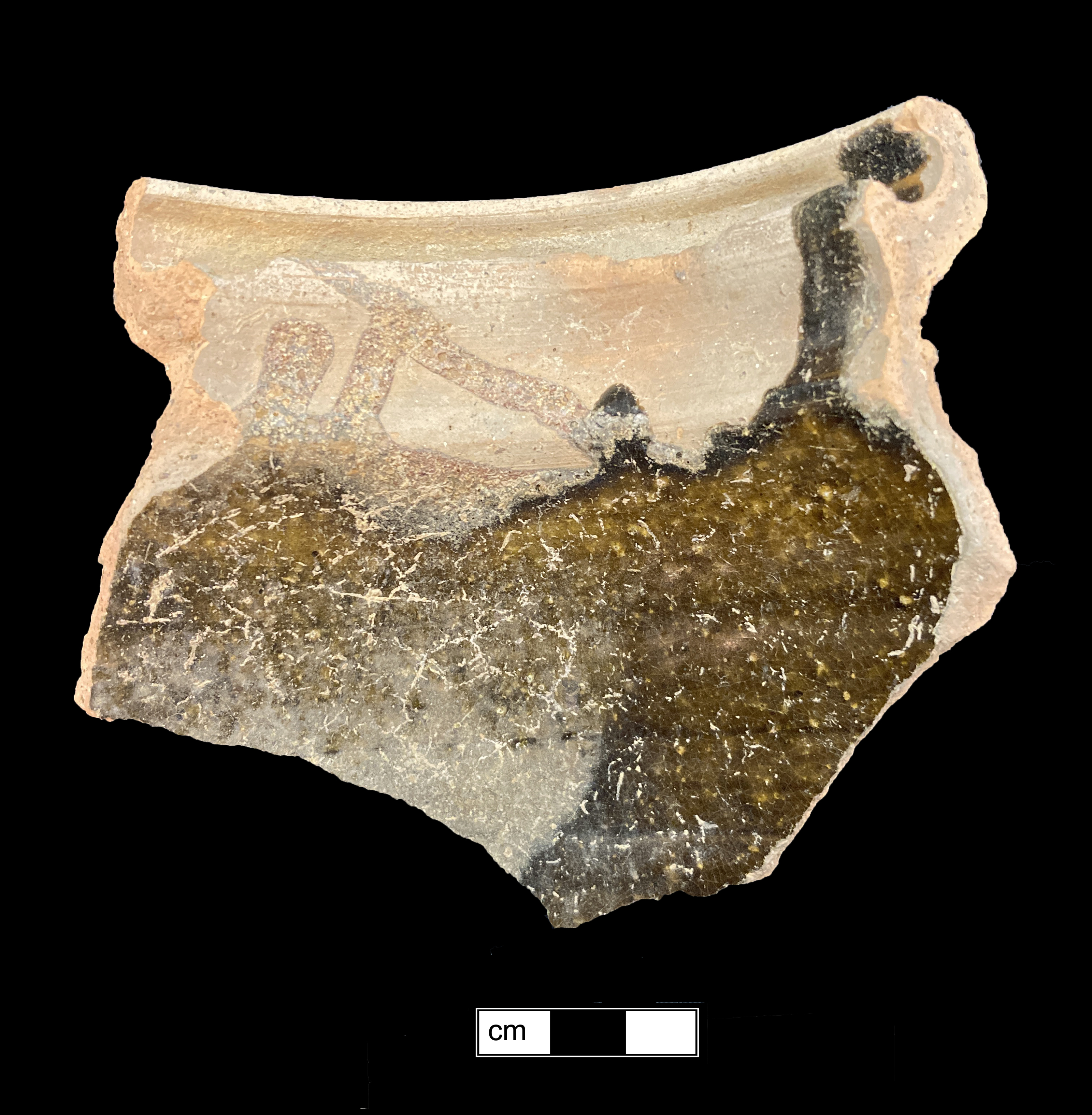 Image of North Devon gravel tempered earthenware fragment.