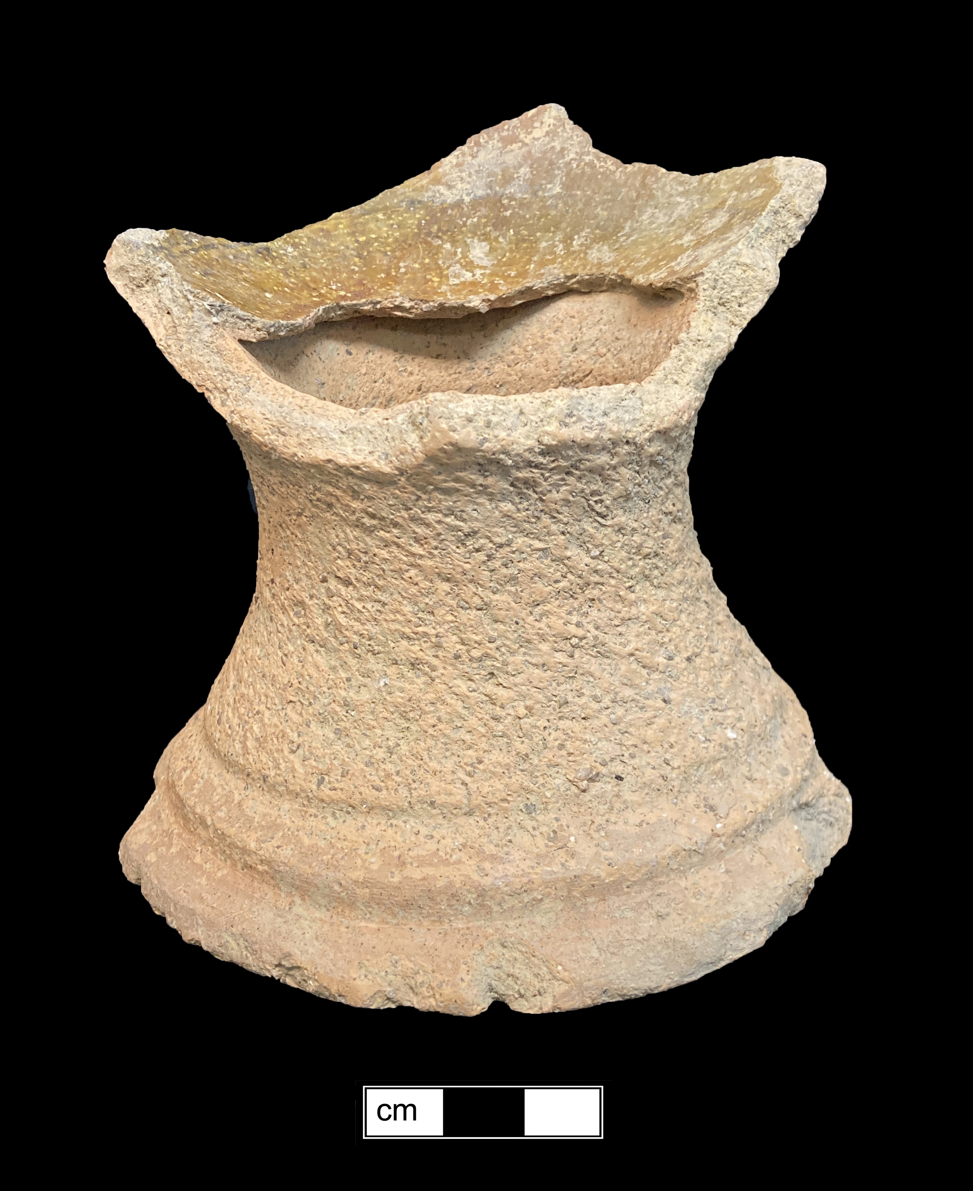 Image of North Devon gravel tempered earthenware fragment.