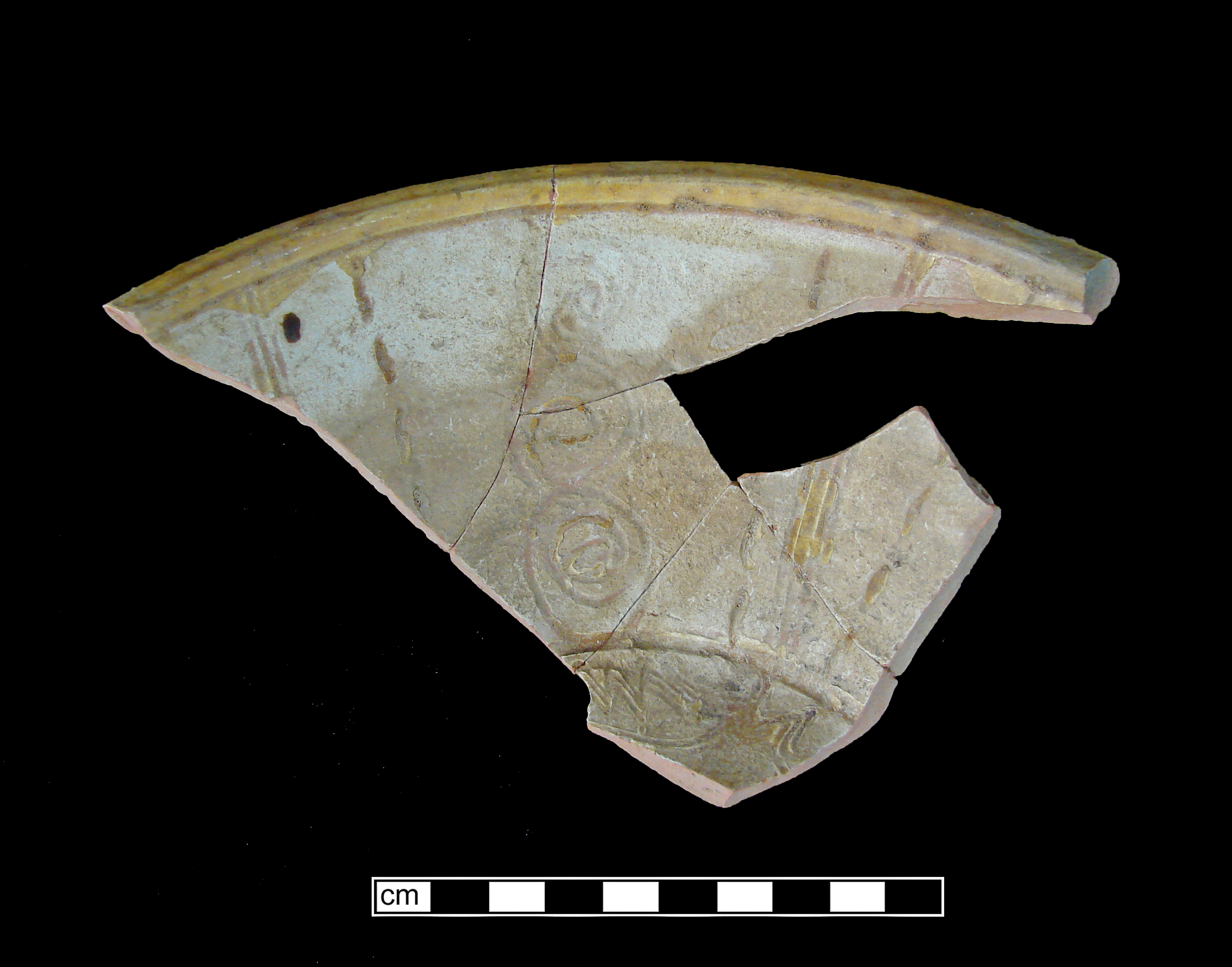Image of North Devon Sgraffito fragment.