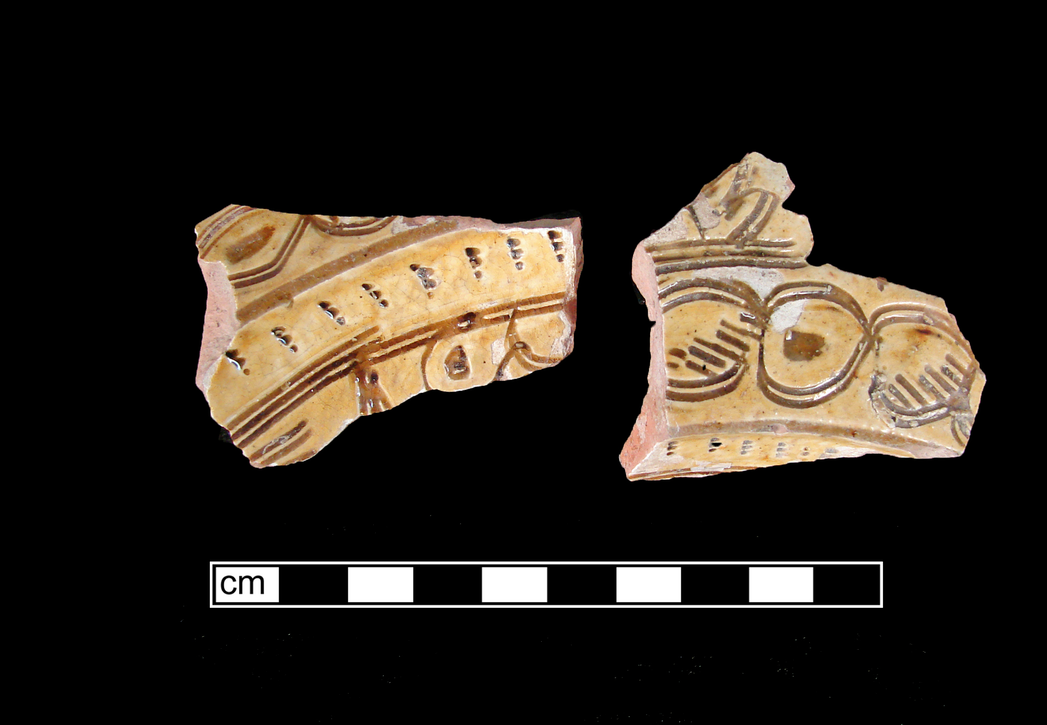 Image of North Devon Sgraffito fragment.