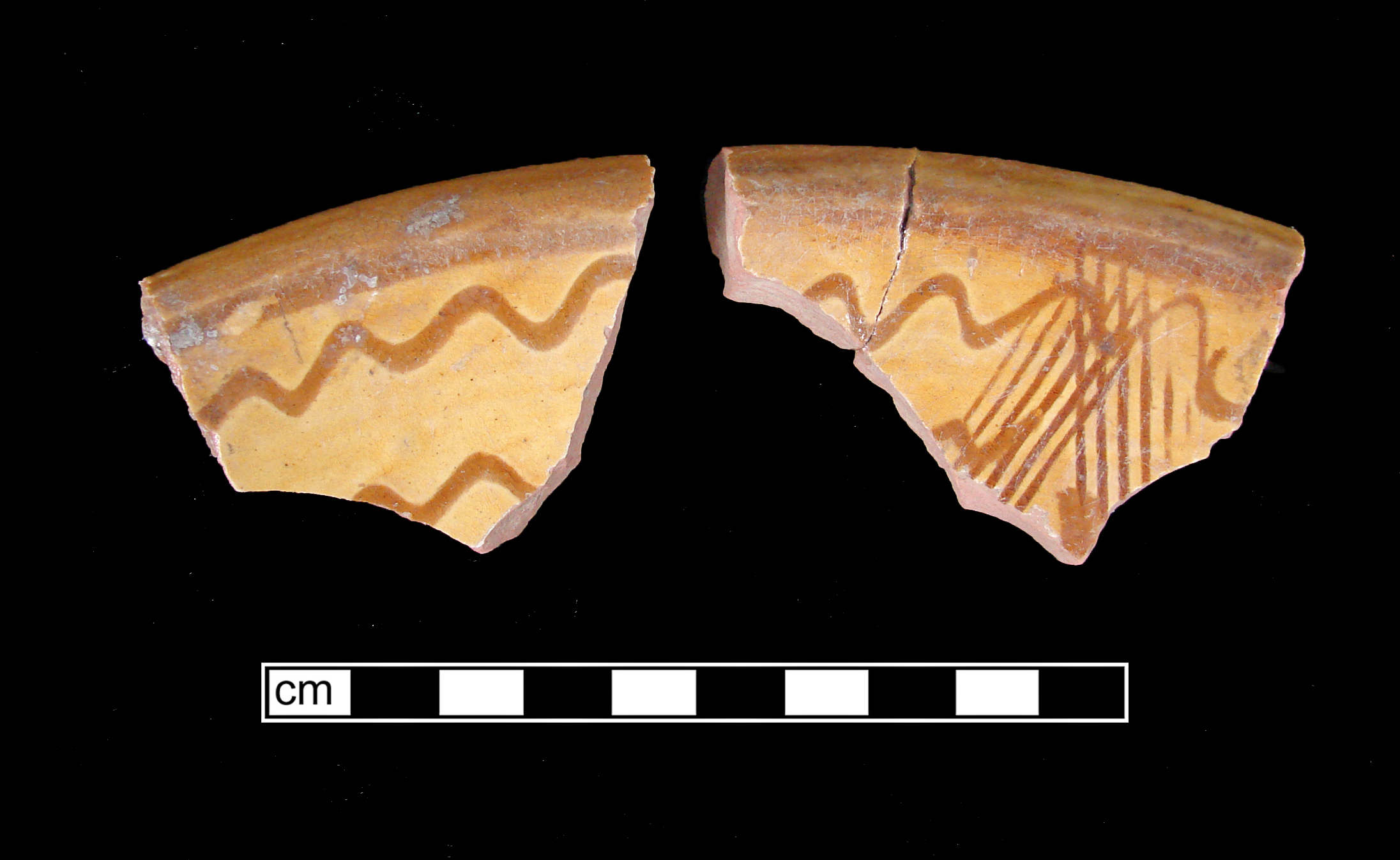 Image of North Devon Sgraffito fragment.