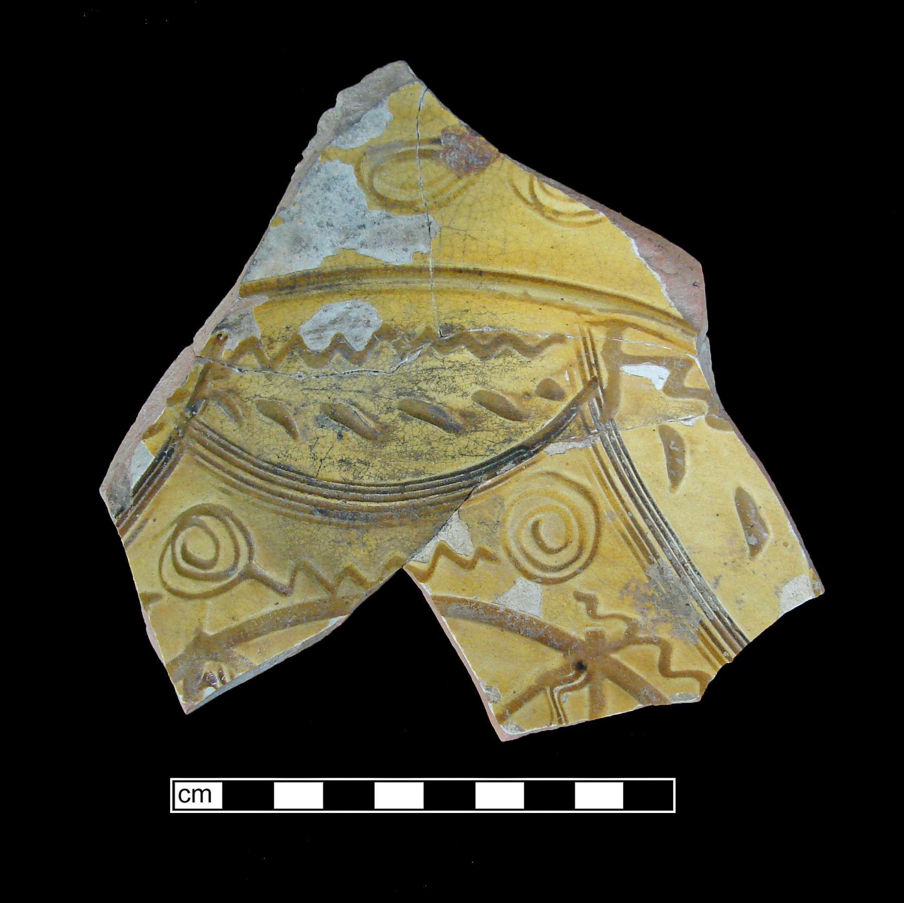 Image of North Devon Sgraffito fragment.