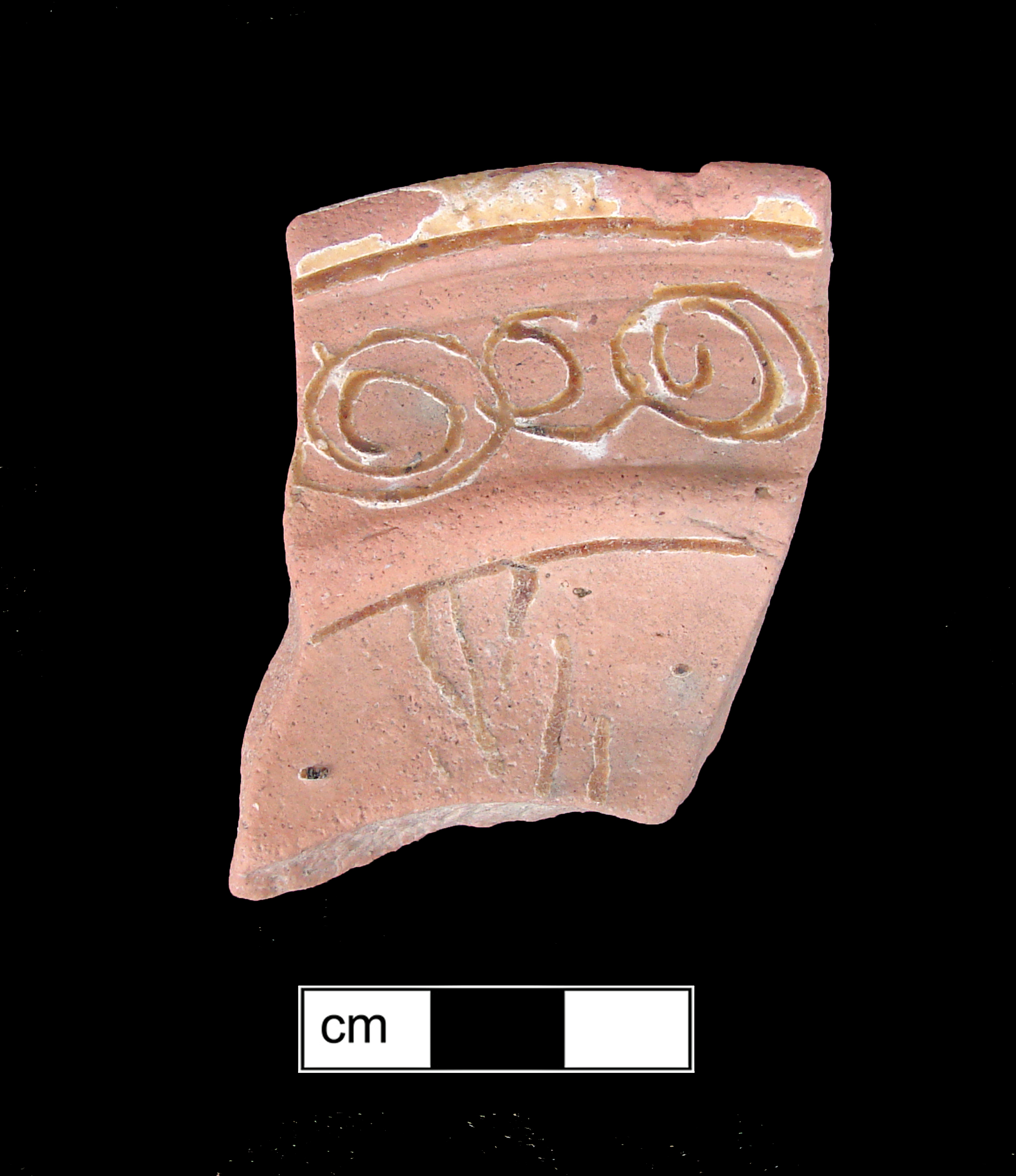 Image of North Devon Sgraffito fragment.