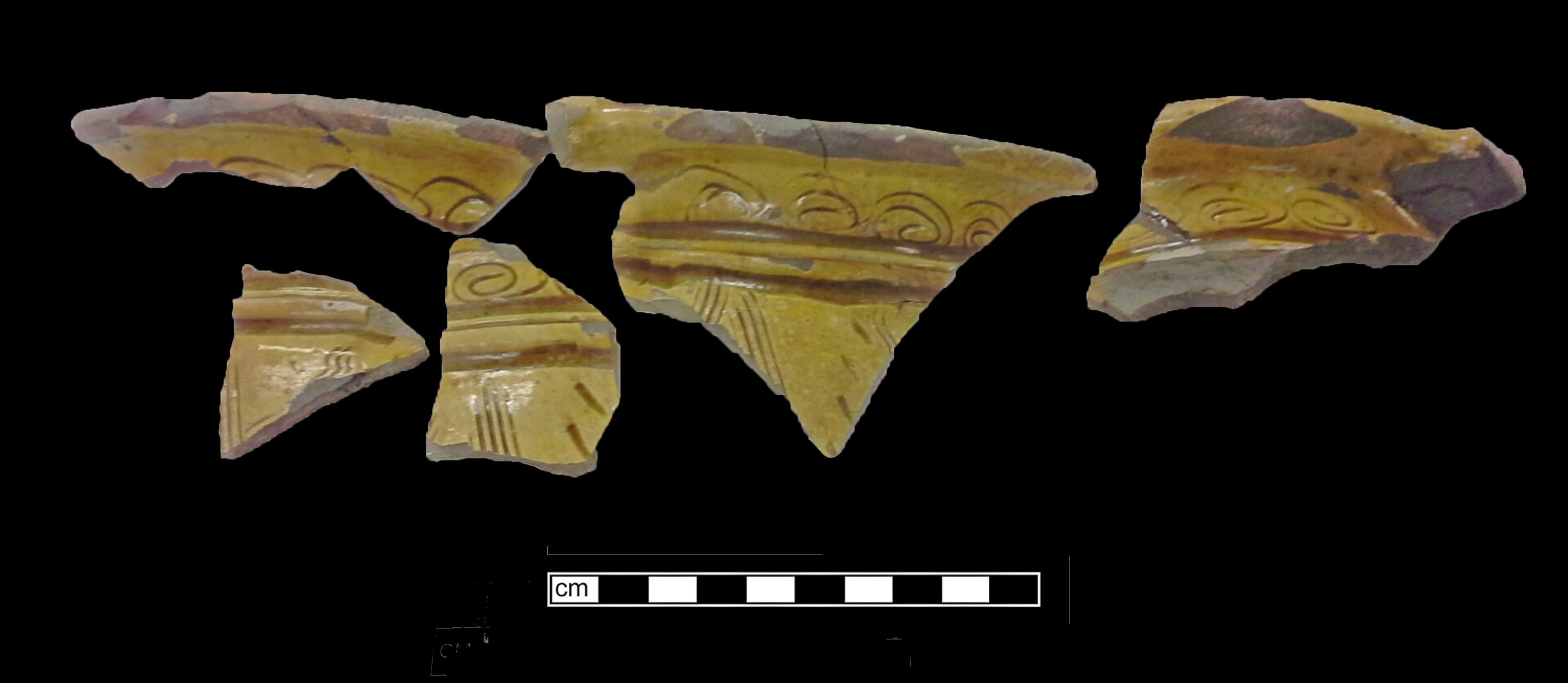 Image of North Devon Sgraffito fragment.