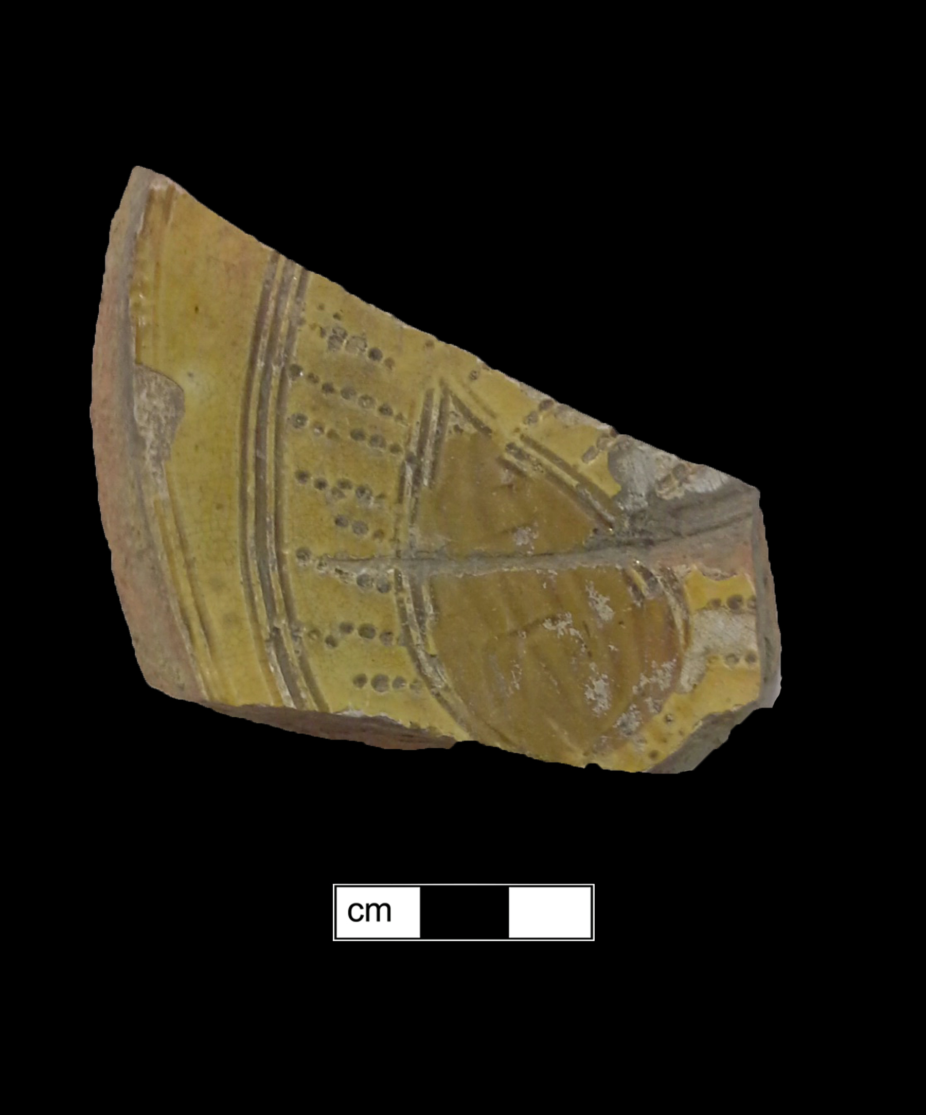 Image of North Devon Sgraffito fragment.