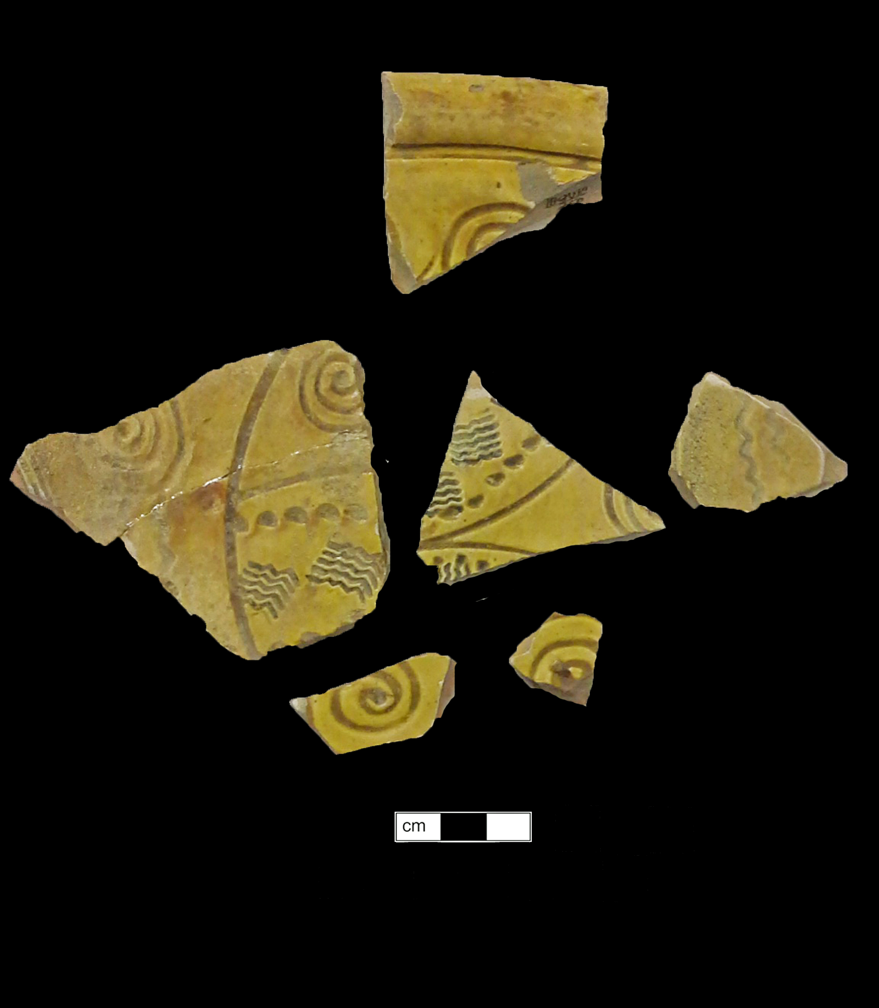 Image of North Devon Sgraffito fragment.