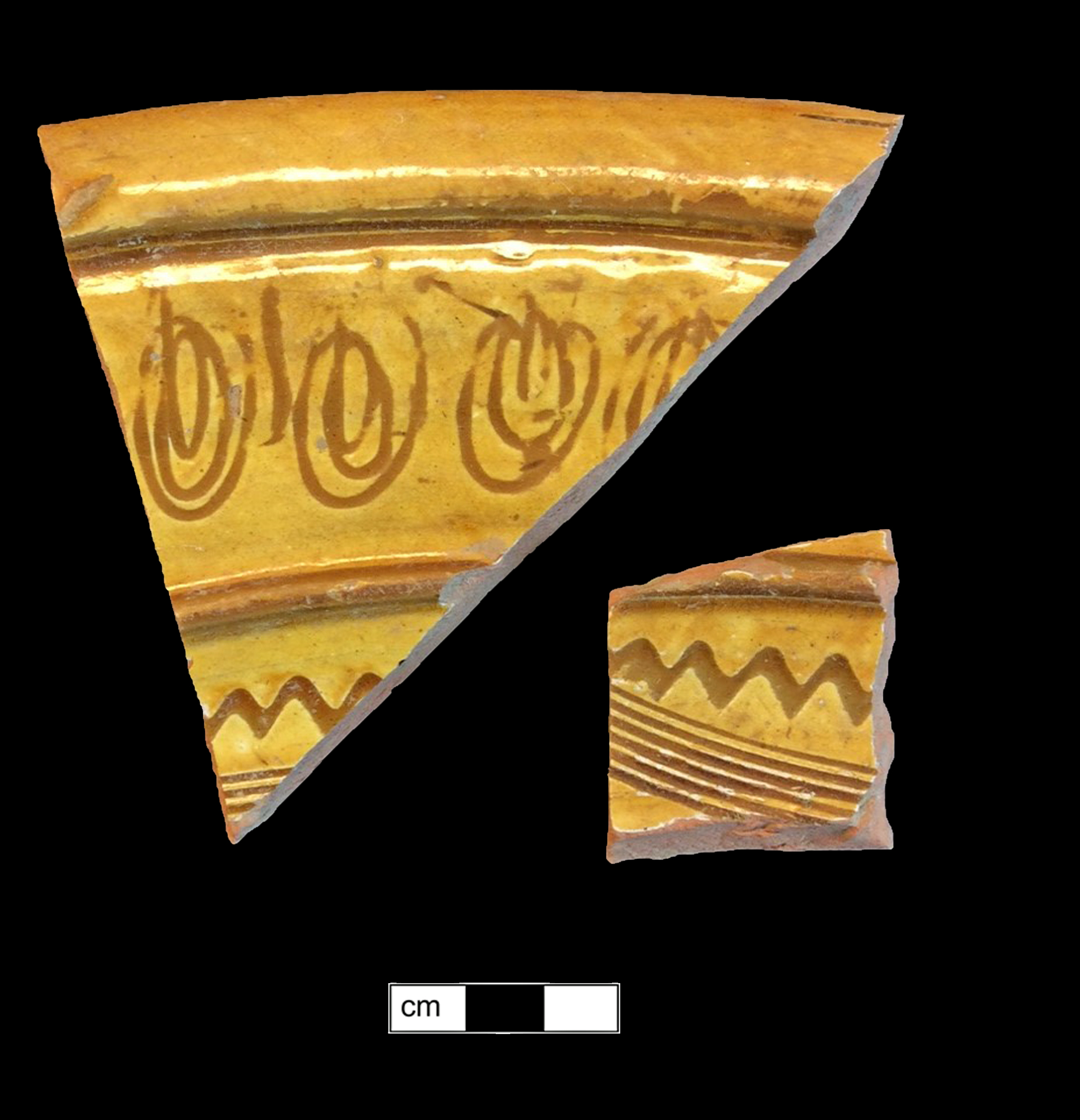 Image of North Devon Sgraffito fragment.