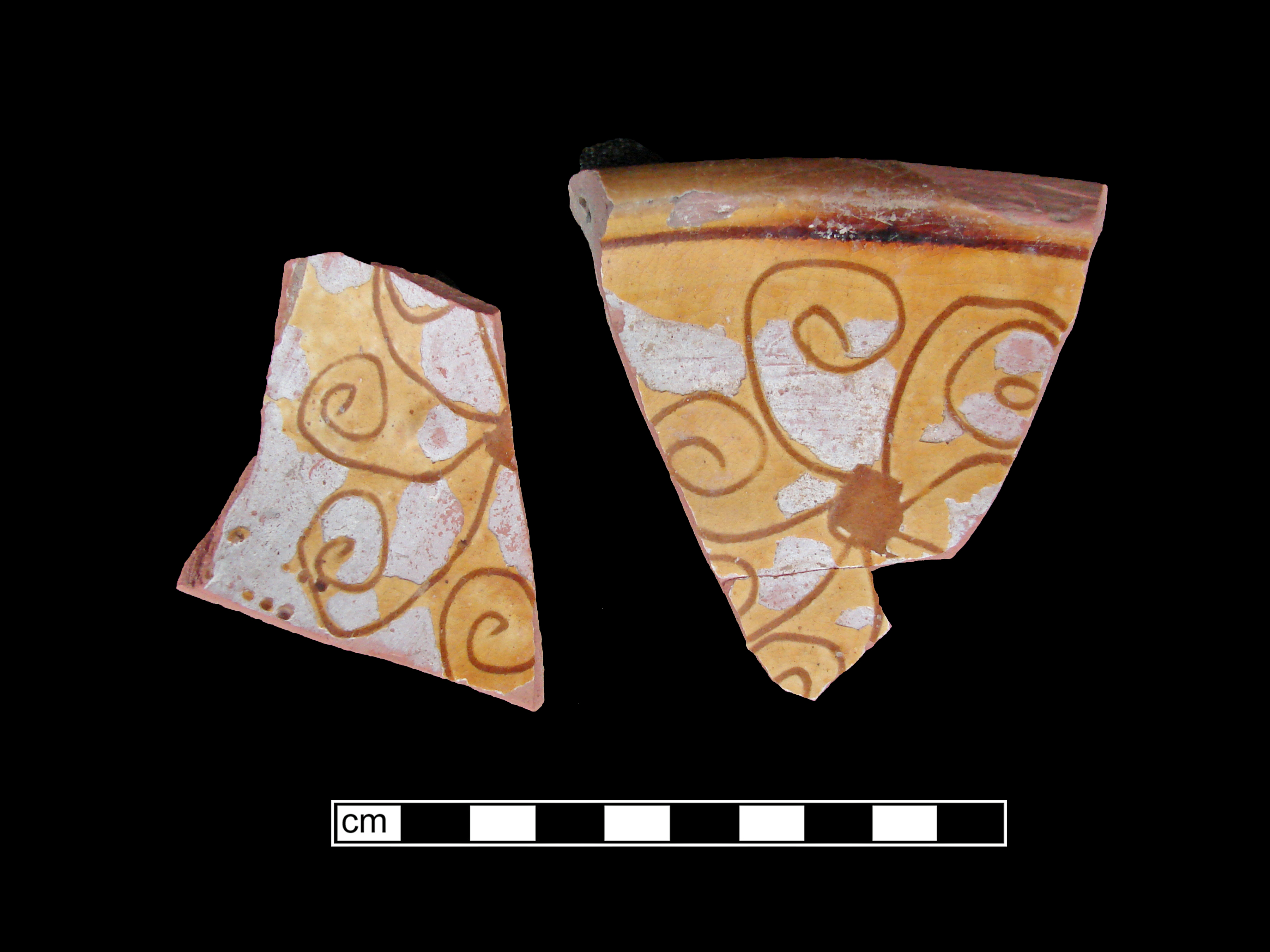 Image of North Devon Sgraffito fragment.