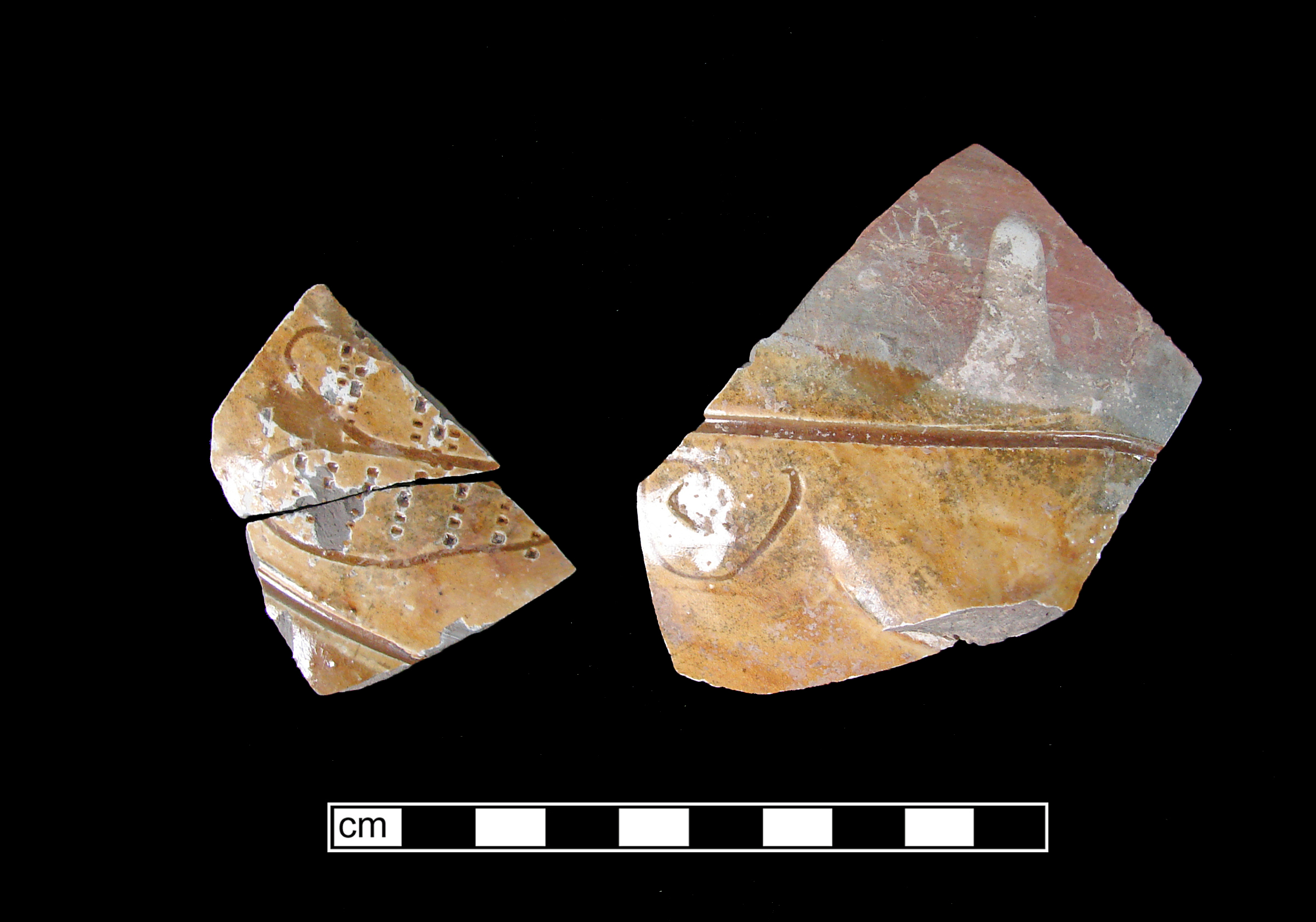 Image of North Devon Sgraffito fragment.