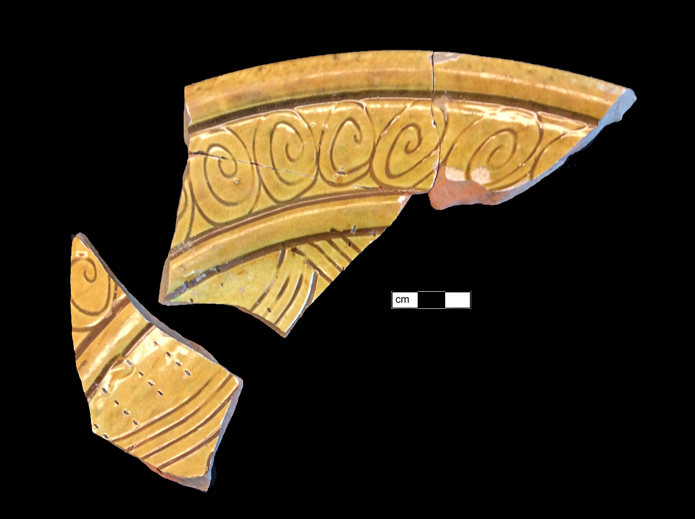 Image of North Devon Sgraffito fragment.