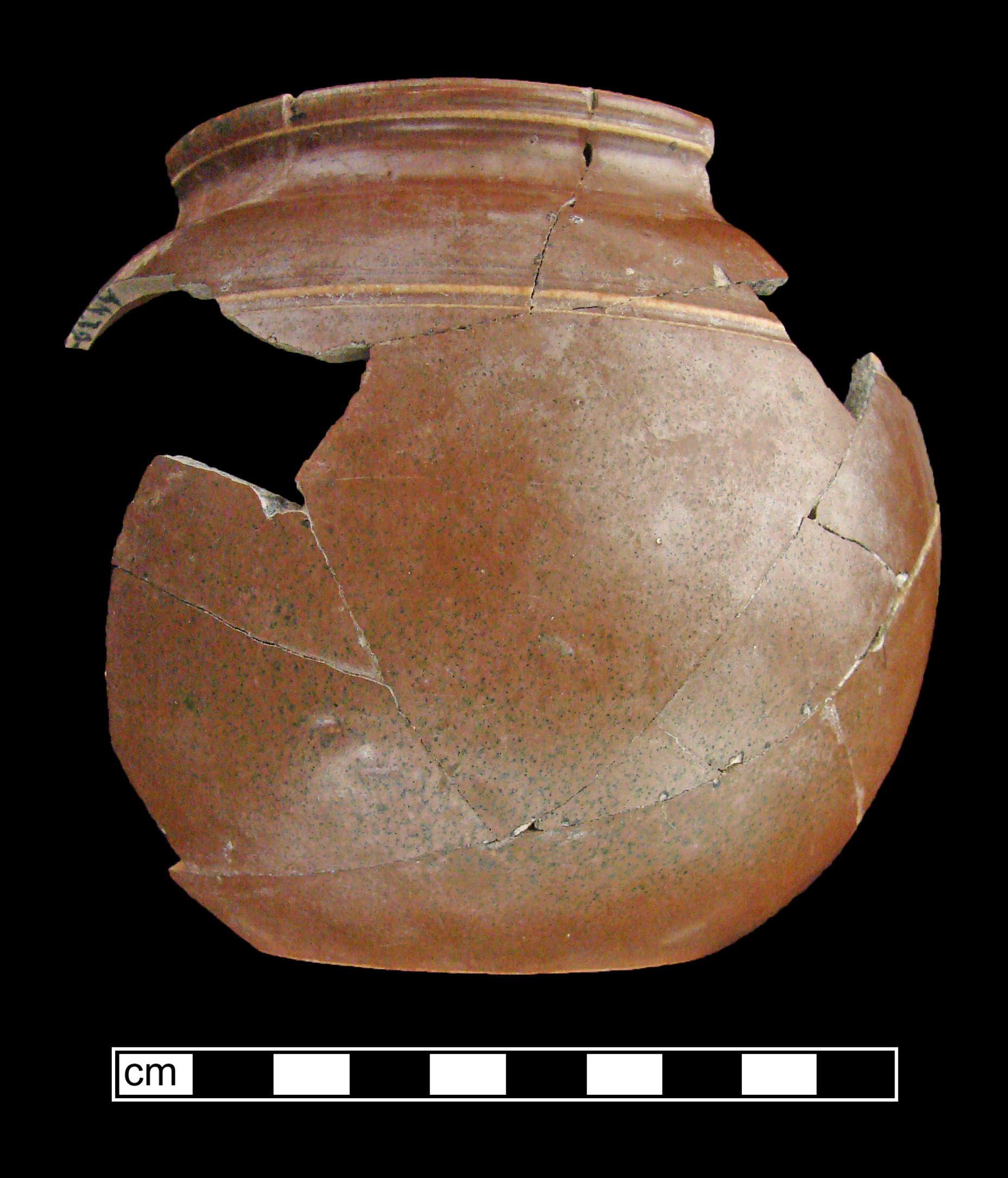 Image of Nottingham type earthenware fragment.