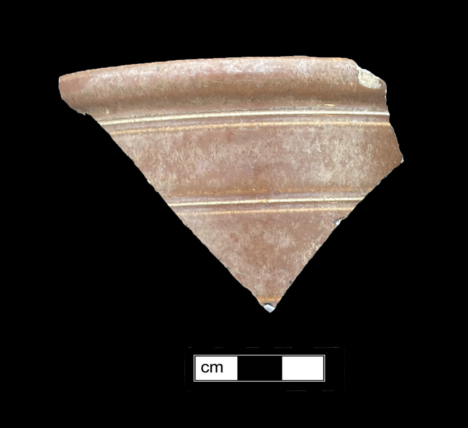 Image of Nottingham type earthenware fragment.