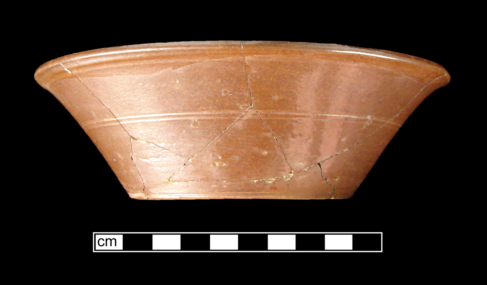 Image of Nottingham type earthenware fragment.