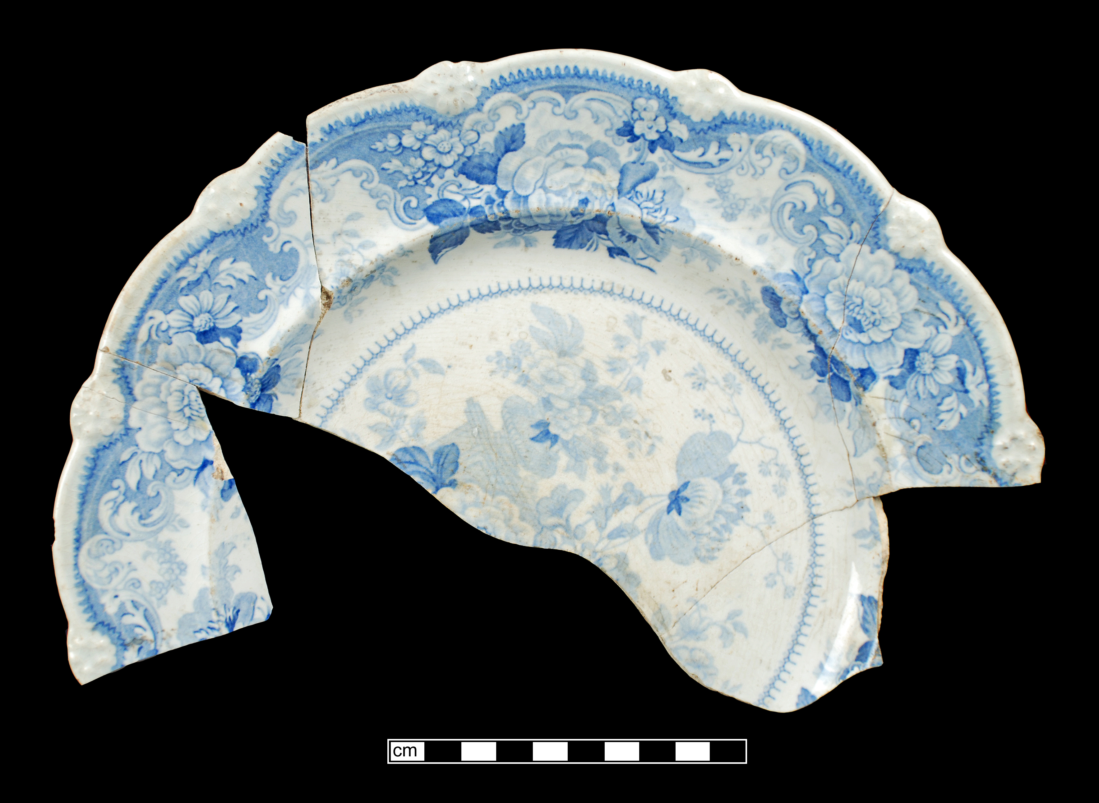 Image of printed earthenware fragment.