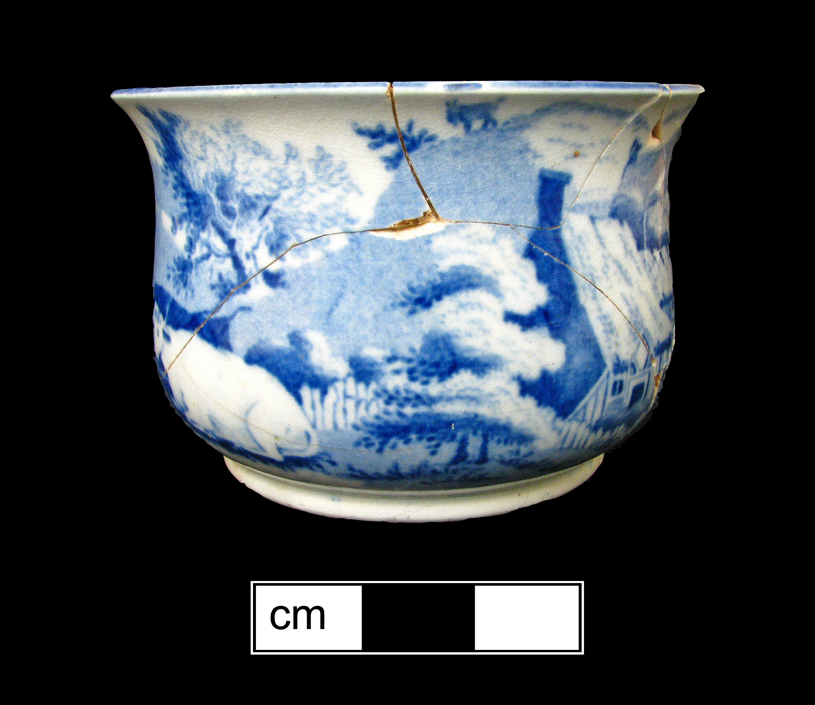 Image of printed earthenware fragment.