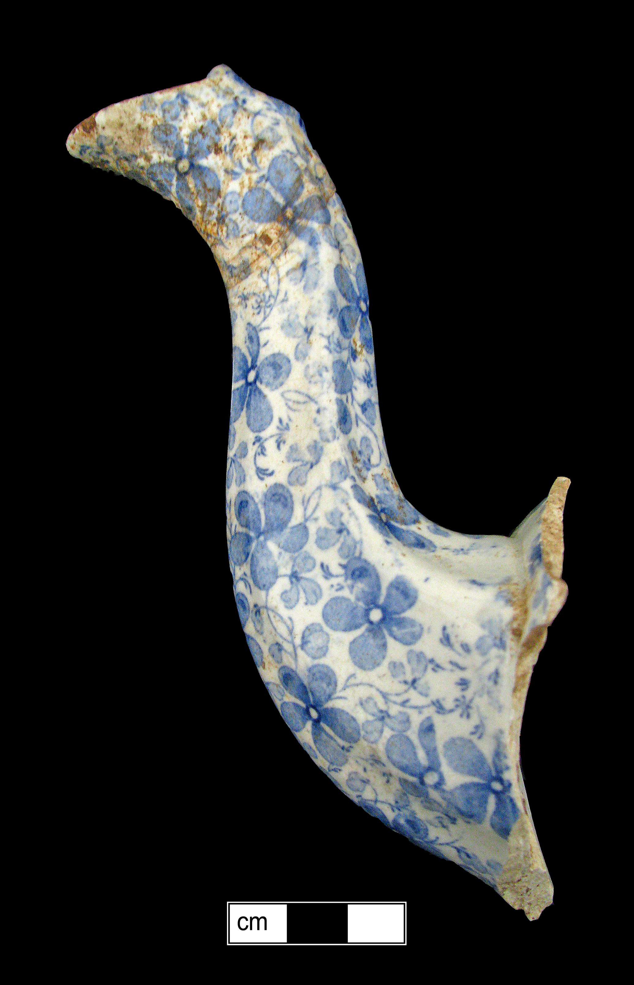 Image of printed earthenware fragment.