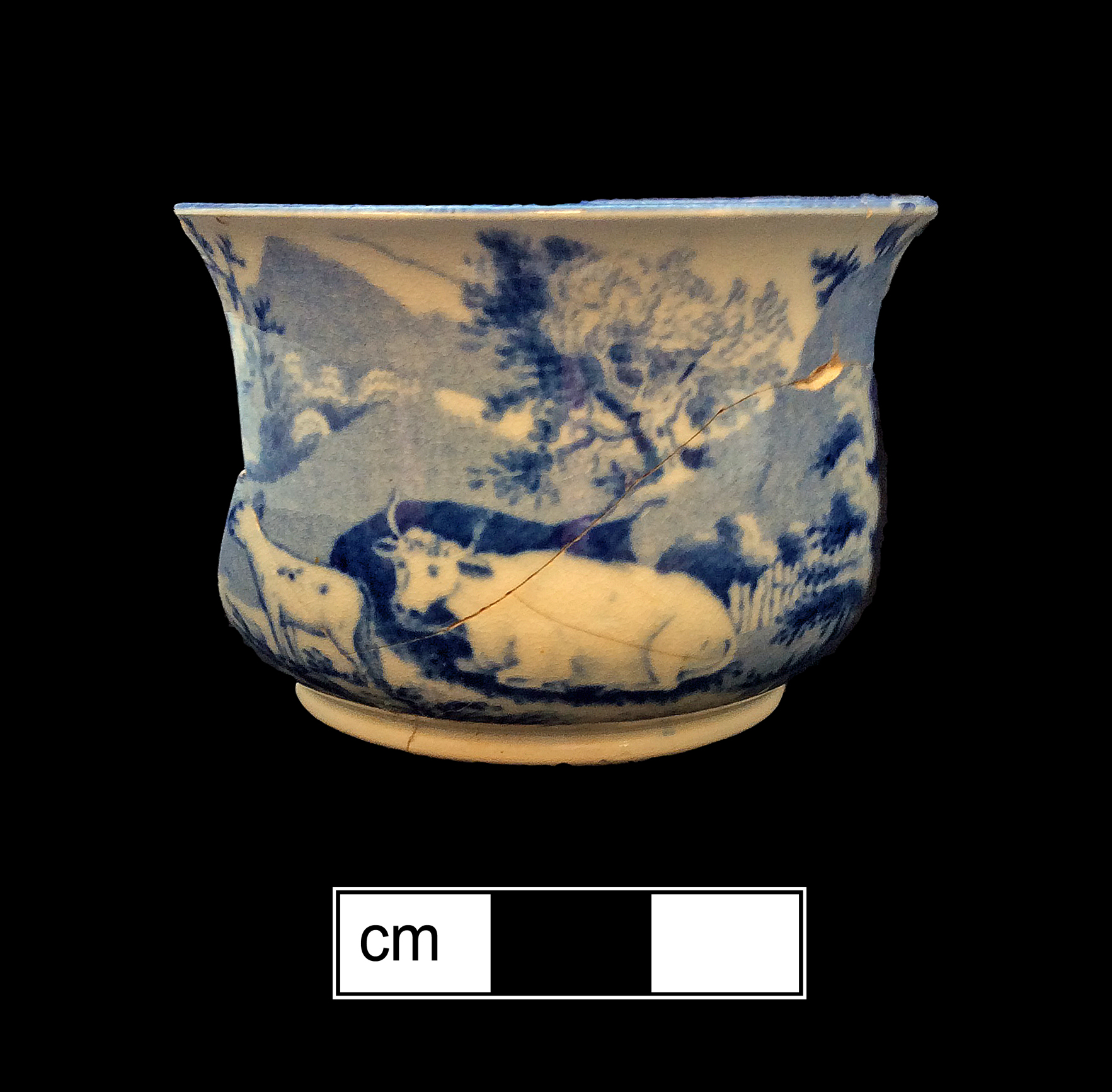 Image of printed earthenware fragment.