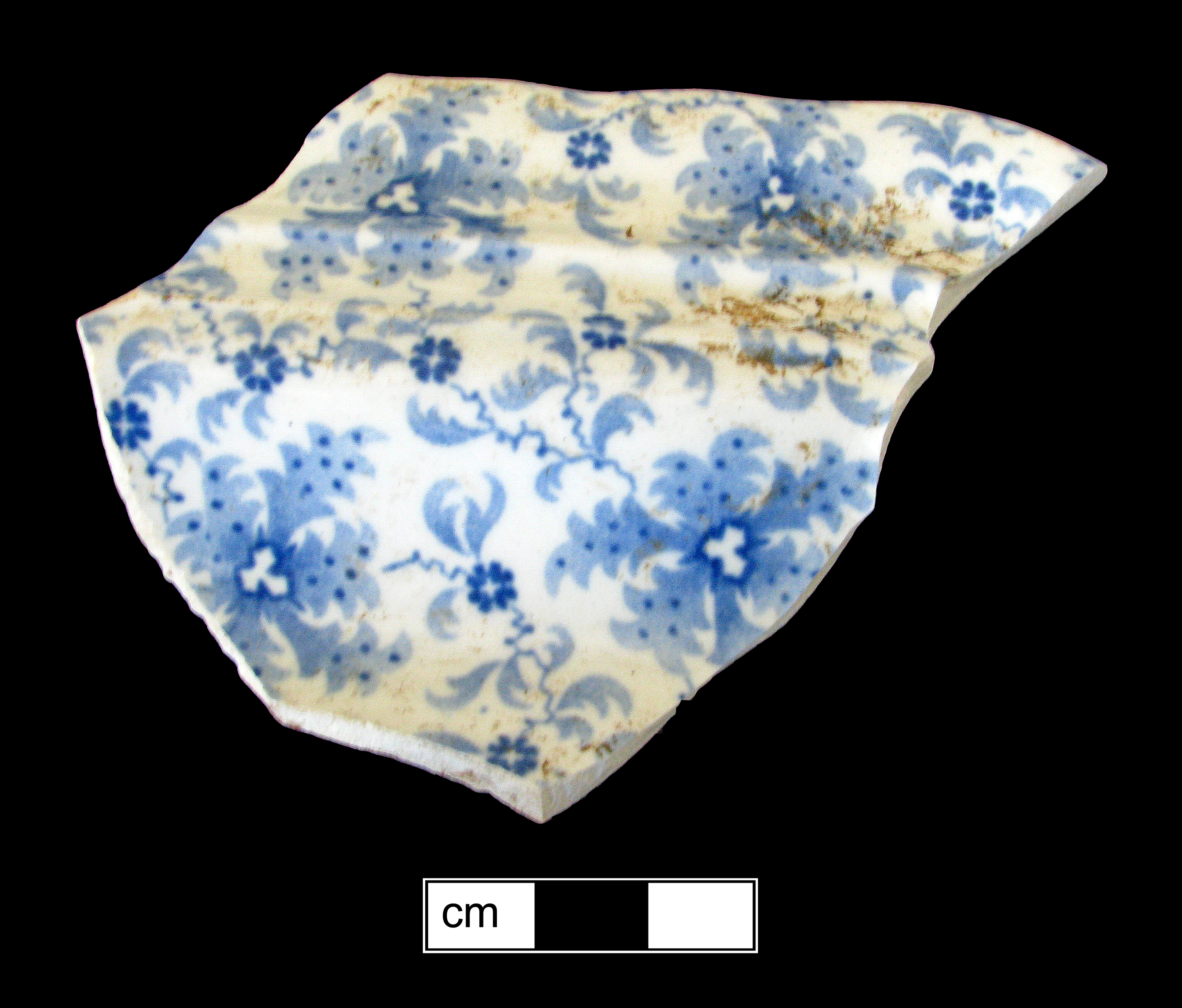 Image of printed earthenware fragment.