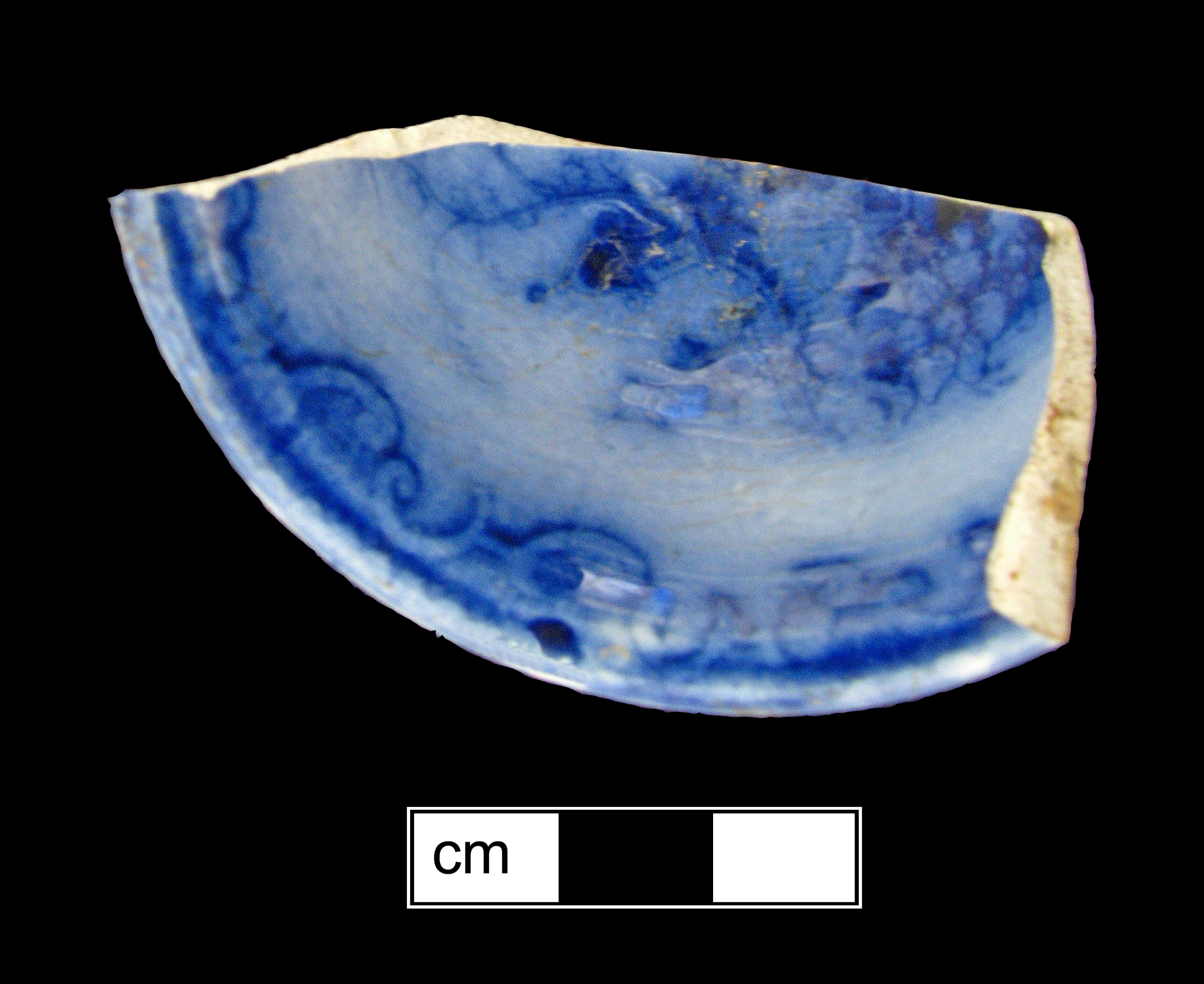 Image of printed earthenware fragment.