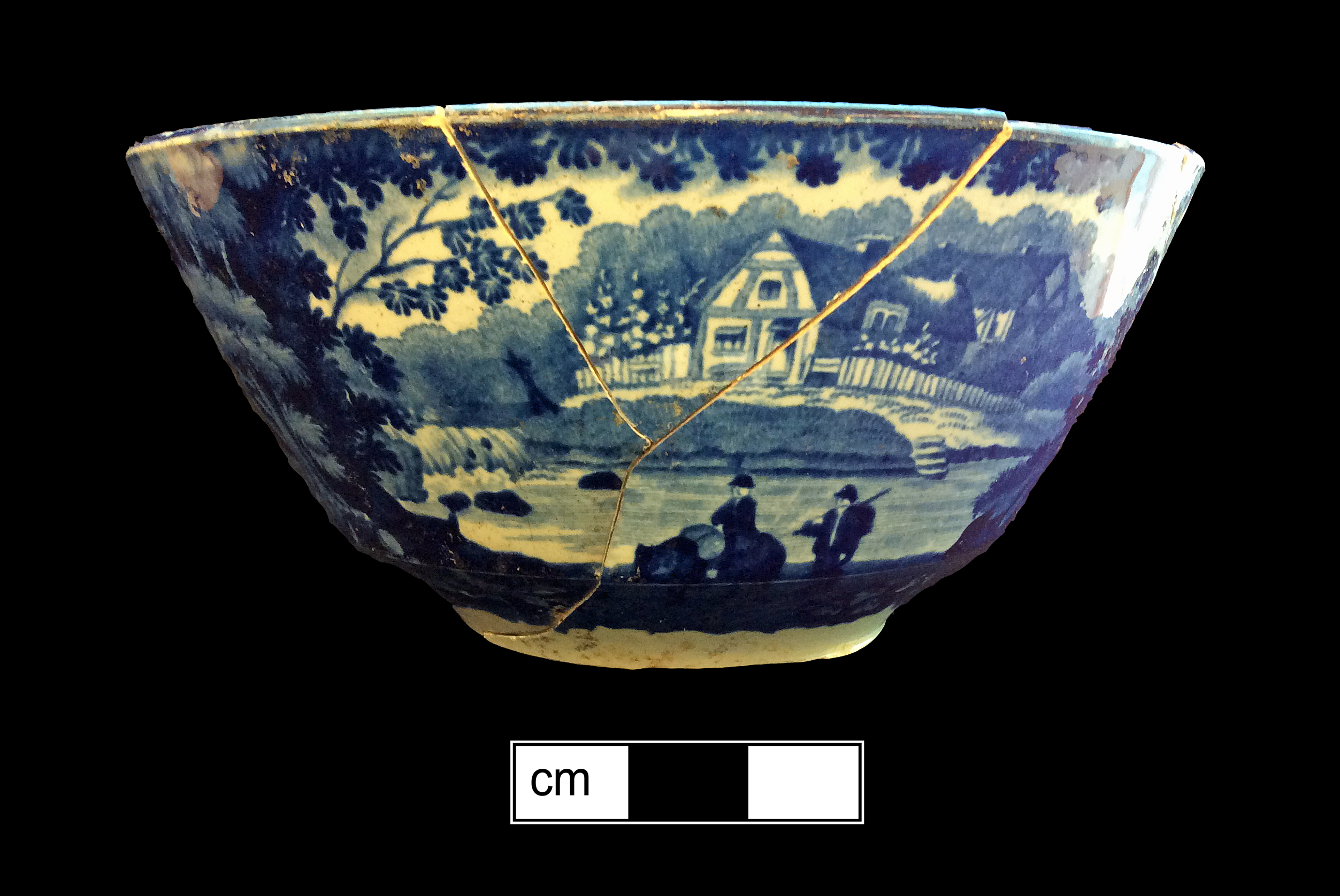 Image of printed earthenware fragment.