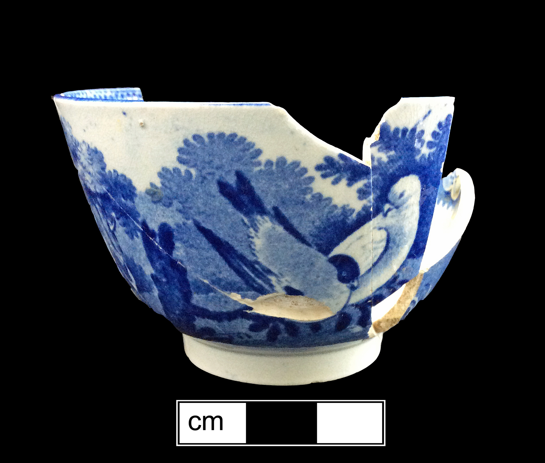 Image of printed earthenware fragment.