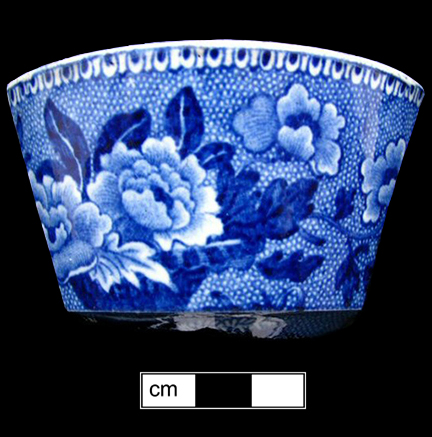 Image of printed earthenware fragment.