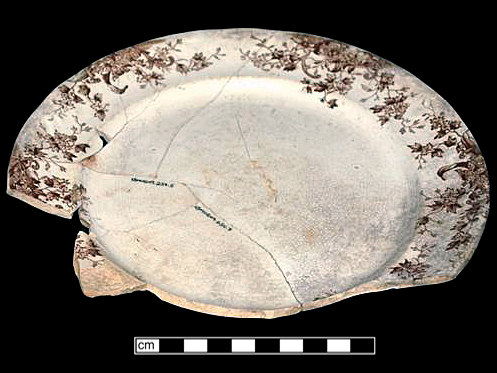 Image of printed earthenware fragment.