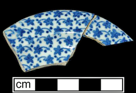 Image of printed earthenware fragment.