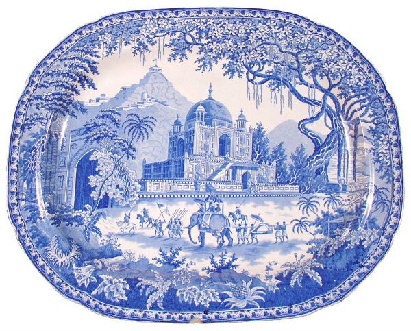 Image of printed earthenware fragment.