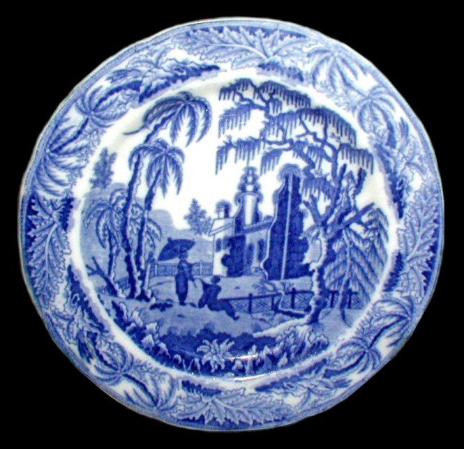 Image of printed earthenware fragment.