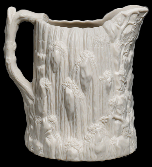 Image of relief molded stoneware jug fragment.