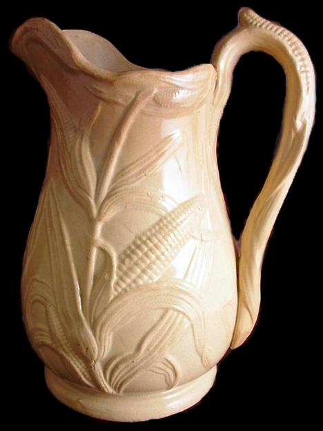 Image of relief molded stoneware jug fragment.