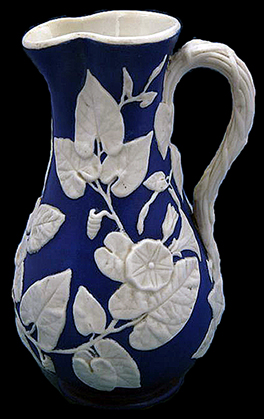 Image of relief molded stoneware jug fragment.