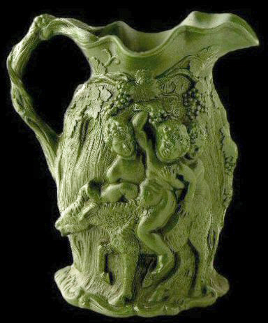 Image of relief molded stoneware jug fragment.